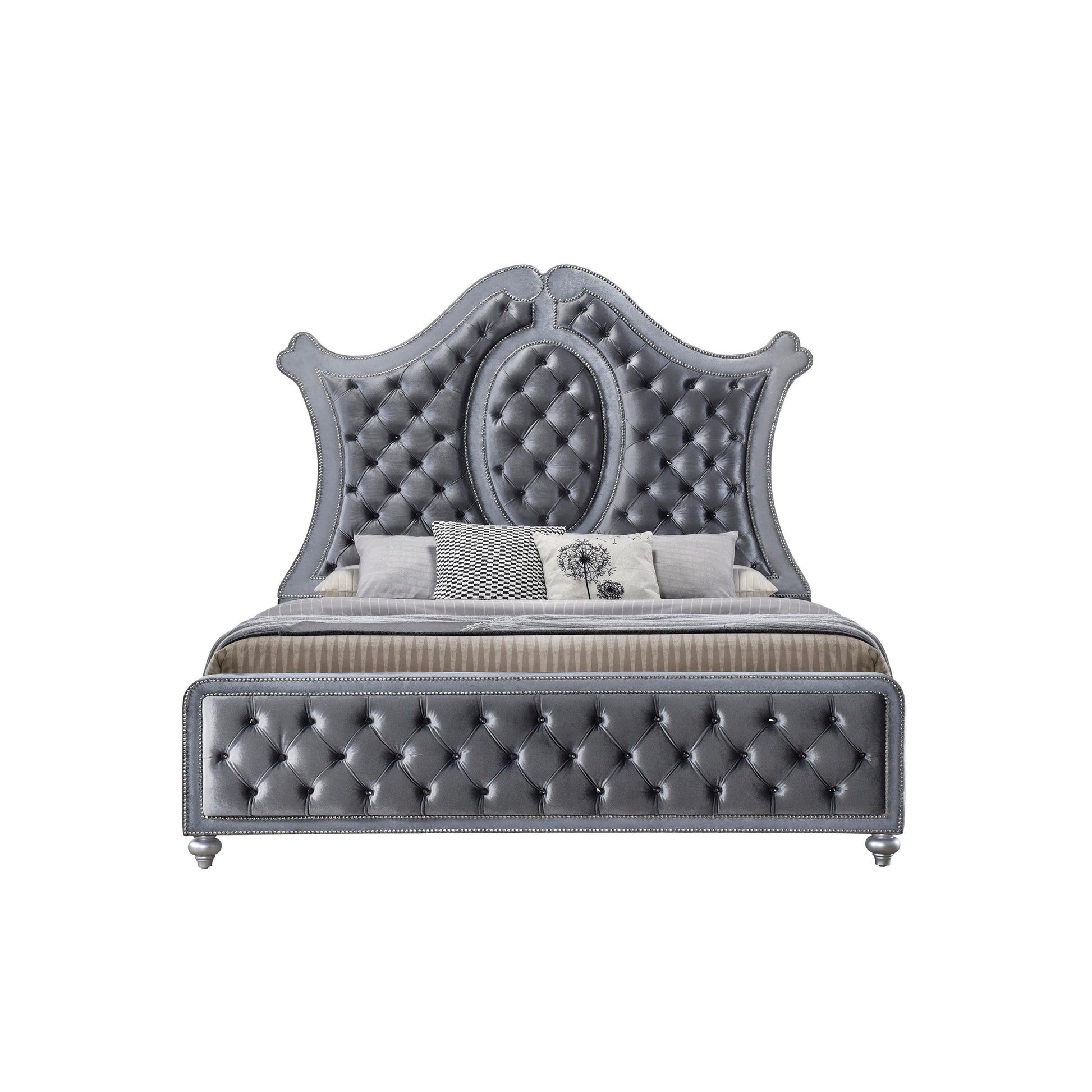  Size_Queen  -- Cameo B2100-Q Queen Bed IMAGE 3