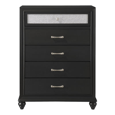  Crown Mark Lila B4398-4 Chest - Black IMAGE 1