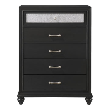 Crown Mark Lila B4398-4 Chest - Black IMAGE 1