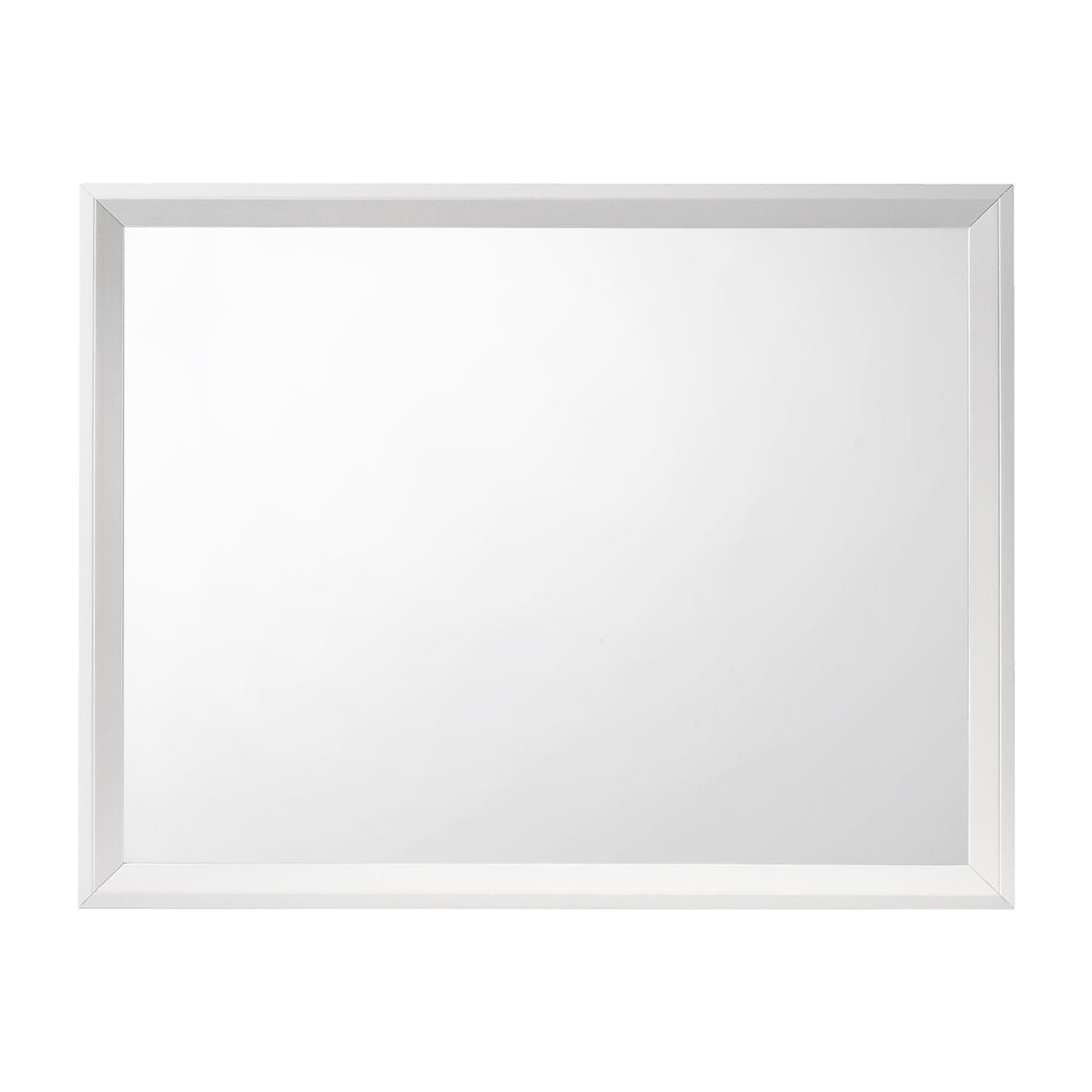  Crown Mark Evan B4710-11 Dresser Mirror - White IMAGE 1