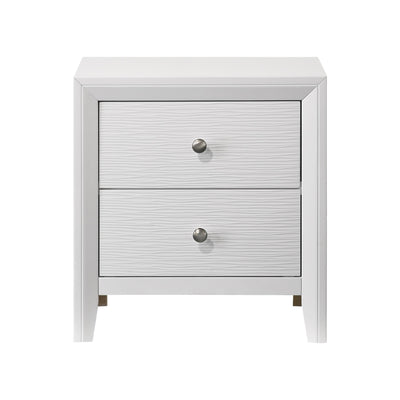  Crown Mark Evan B4710-2 Nightstand - White IMAGE 1