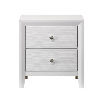  Crown Mark Evan B4710-2 Nightstand - White IMAGE 1