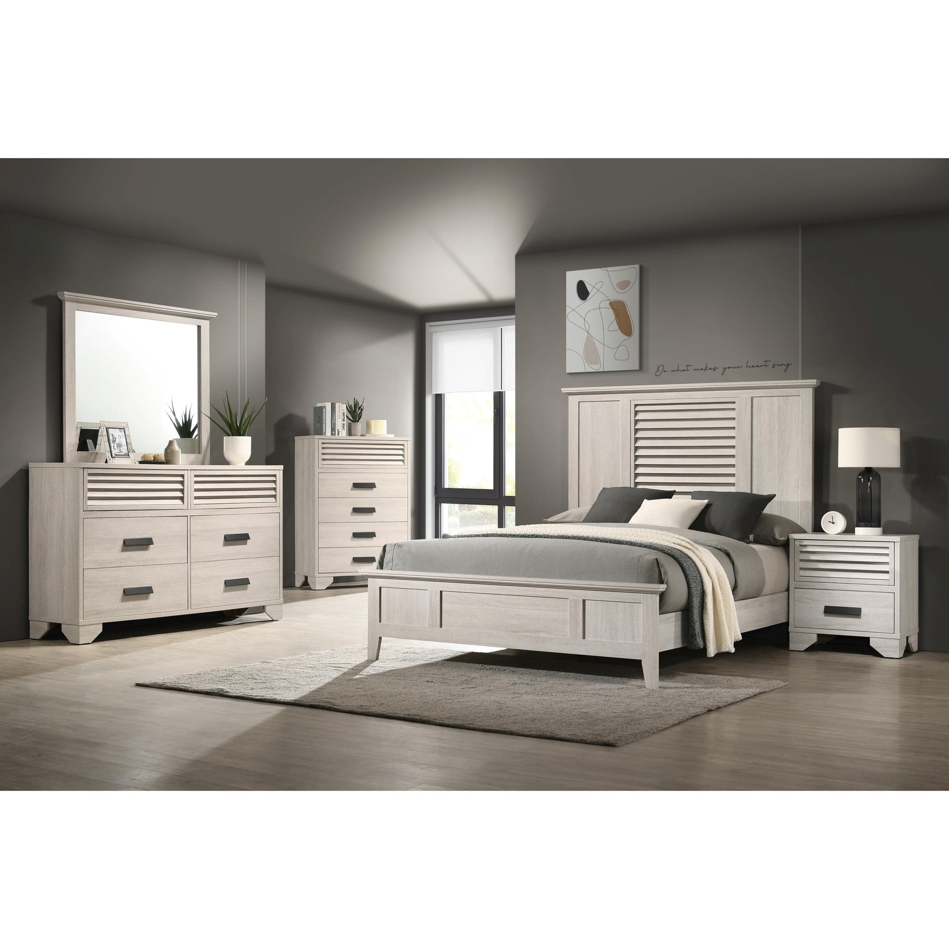  Crown Mark Sarter B4740-1 Dresser - White IMAGE 2