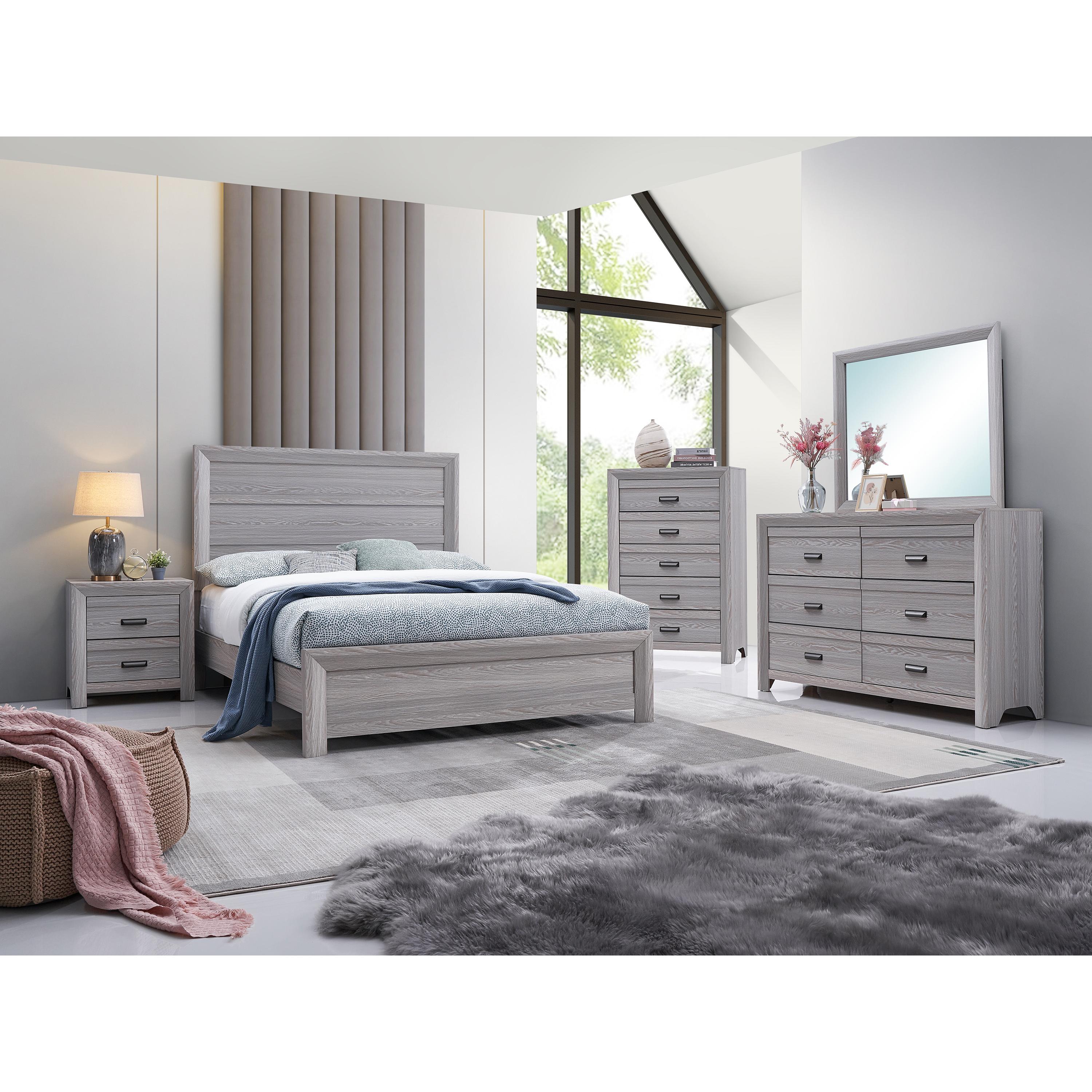  Size_Full  -- Adelaide B6710-F Full Bed - Driftwood IMAGE 2