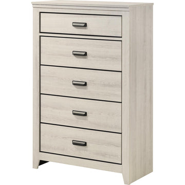  Crown Mark Carter B6810-4 Chest - White IMAGE 1