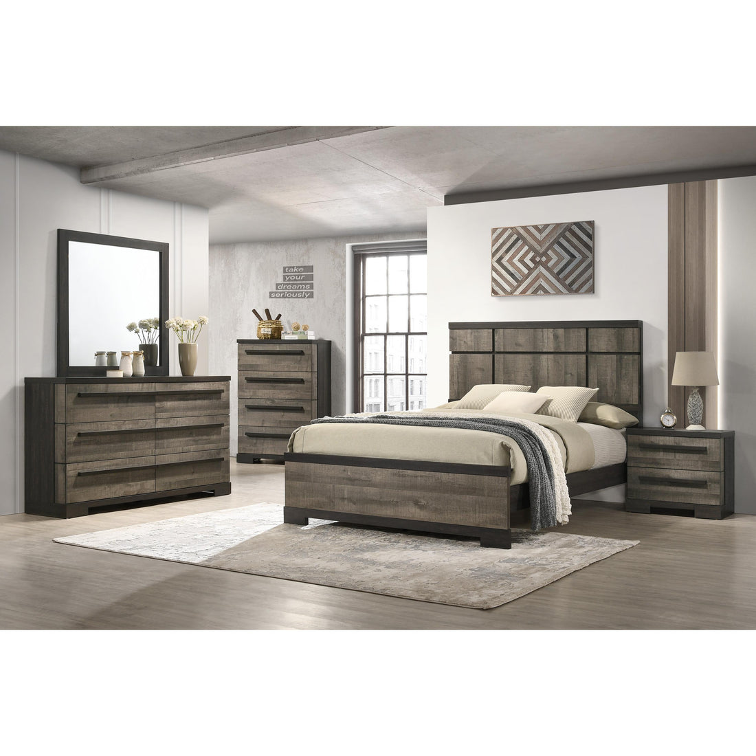  Crown Mark Remington B8160-1 Dresser - Brown IMAGE 1