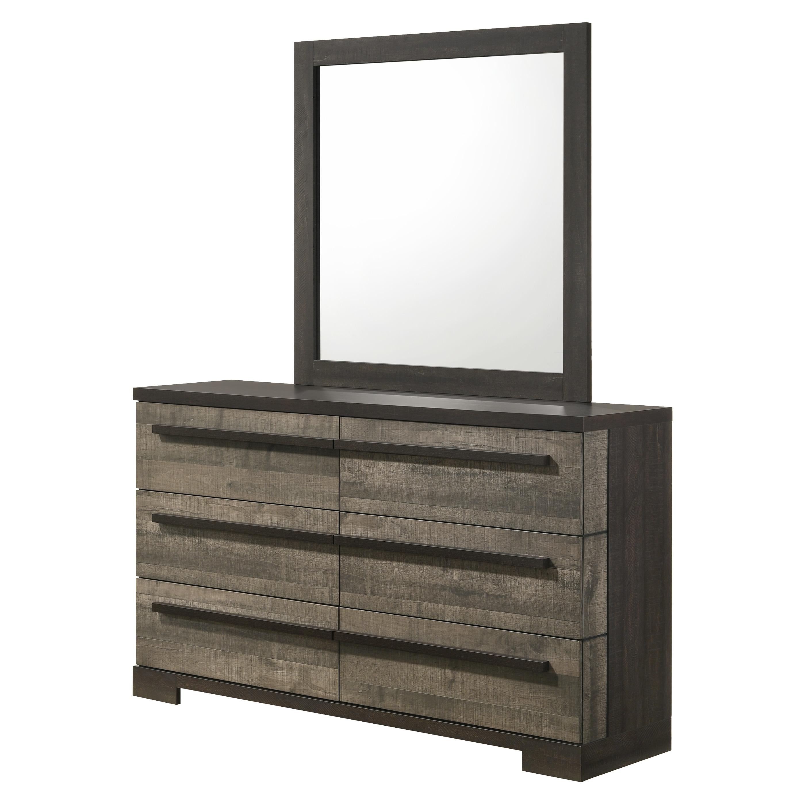  Crown Mark Remington B8160-11 Dresser Mirror - Brown IMAGE 3