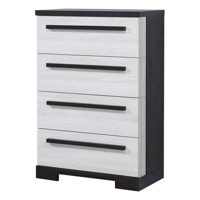  Crown Mark Remington B8162-4 Chest - Black/White IMAGE 1