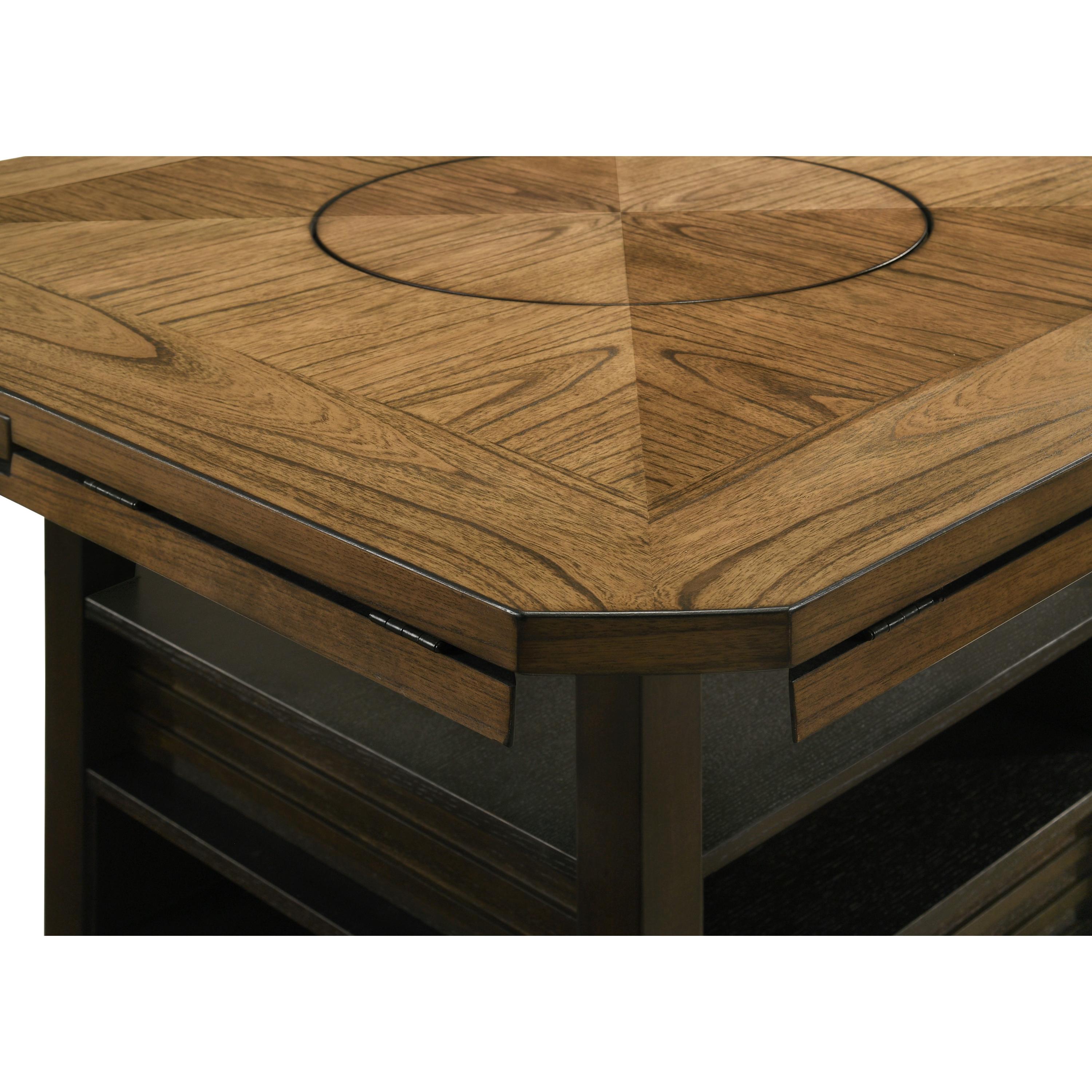  Crown Mark Oakly 2848T-6060 Counter Height Dining Table IMAGE 11