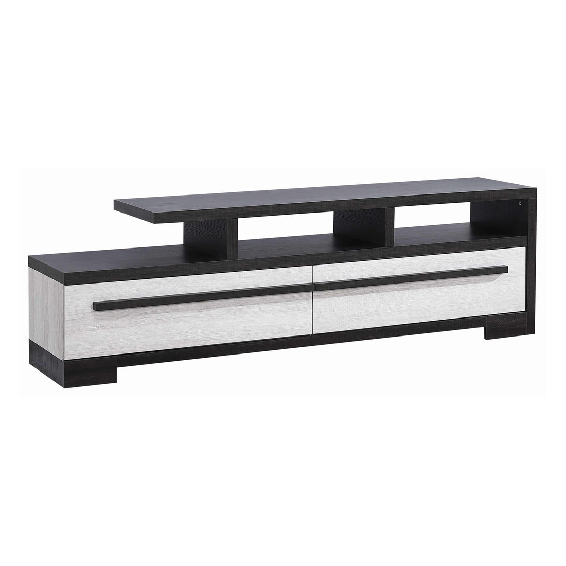  Crown Mark Remington B8162-9 TV Stand - Black/White IMAGE 1