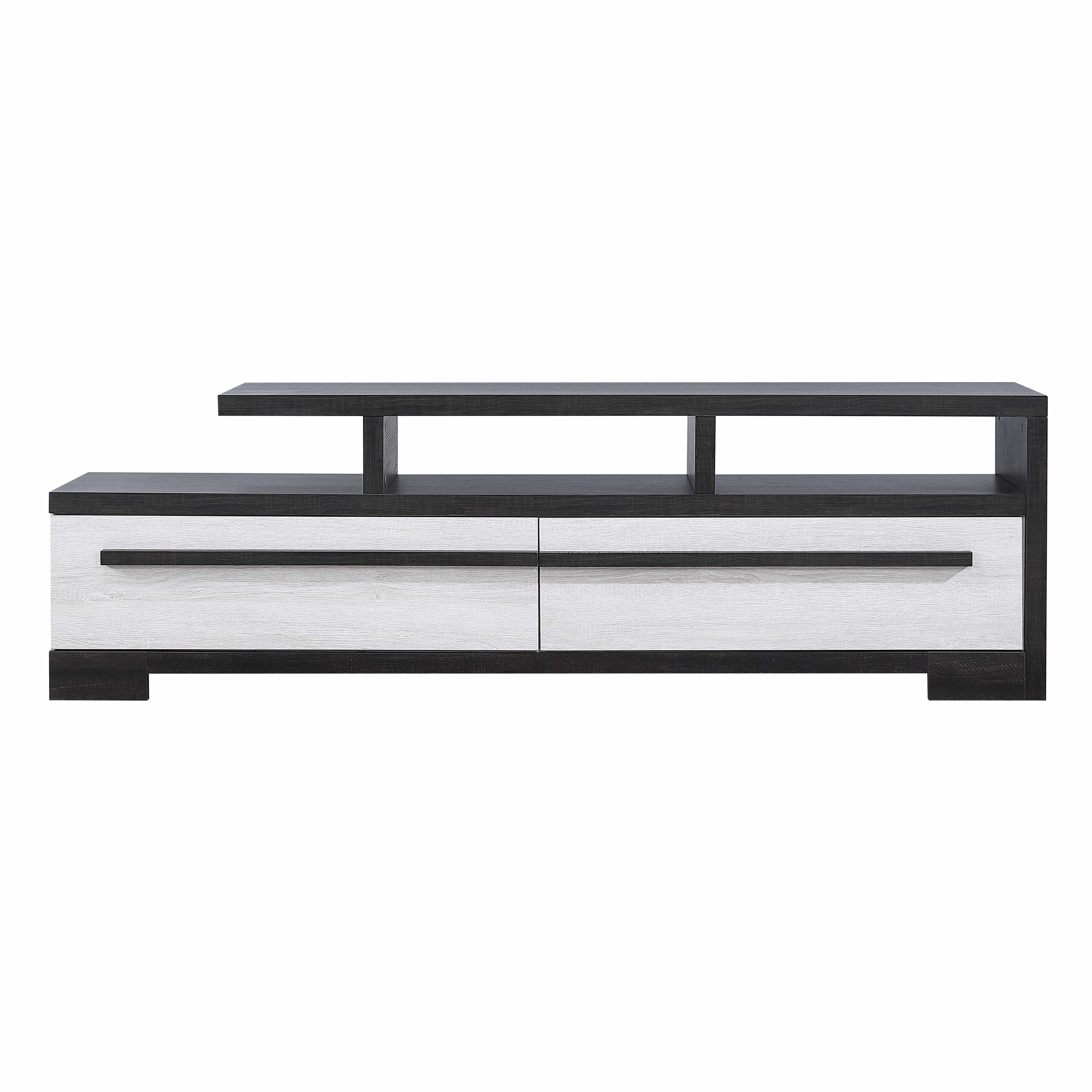 Crown Mark Remington B8162-9 TV Stand - Black/White IMAGE 2