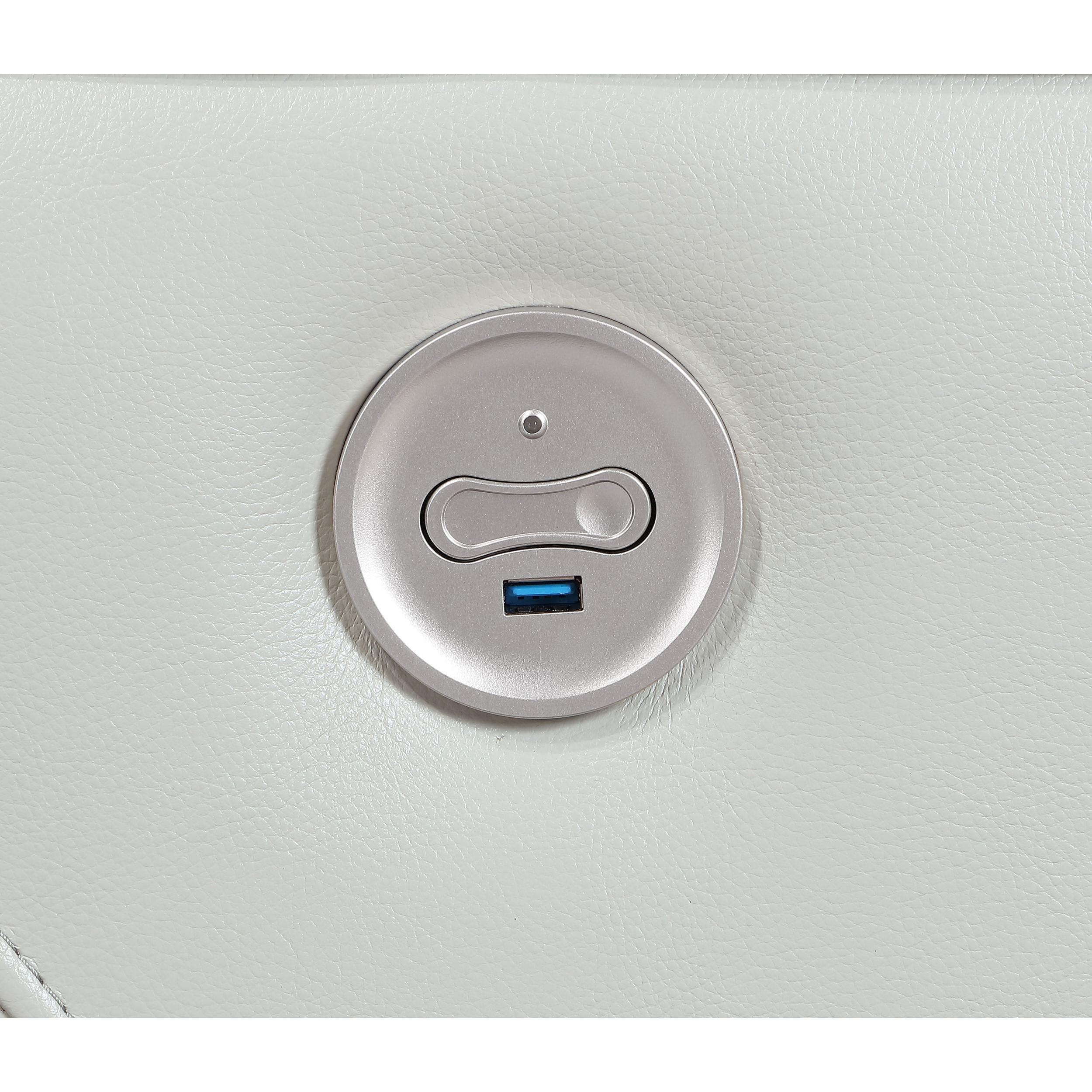  Coaster Furniture Greenfield 610263P Upholstered Power Recliner Chair - Dove Grey IMAGE 10