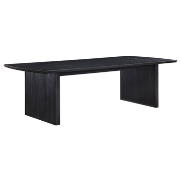  Coaster Furniture Brookmead 108231 100-inch Extension Leaf Dining Table - Black IMAGE 1