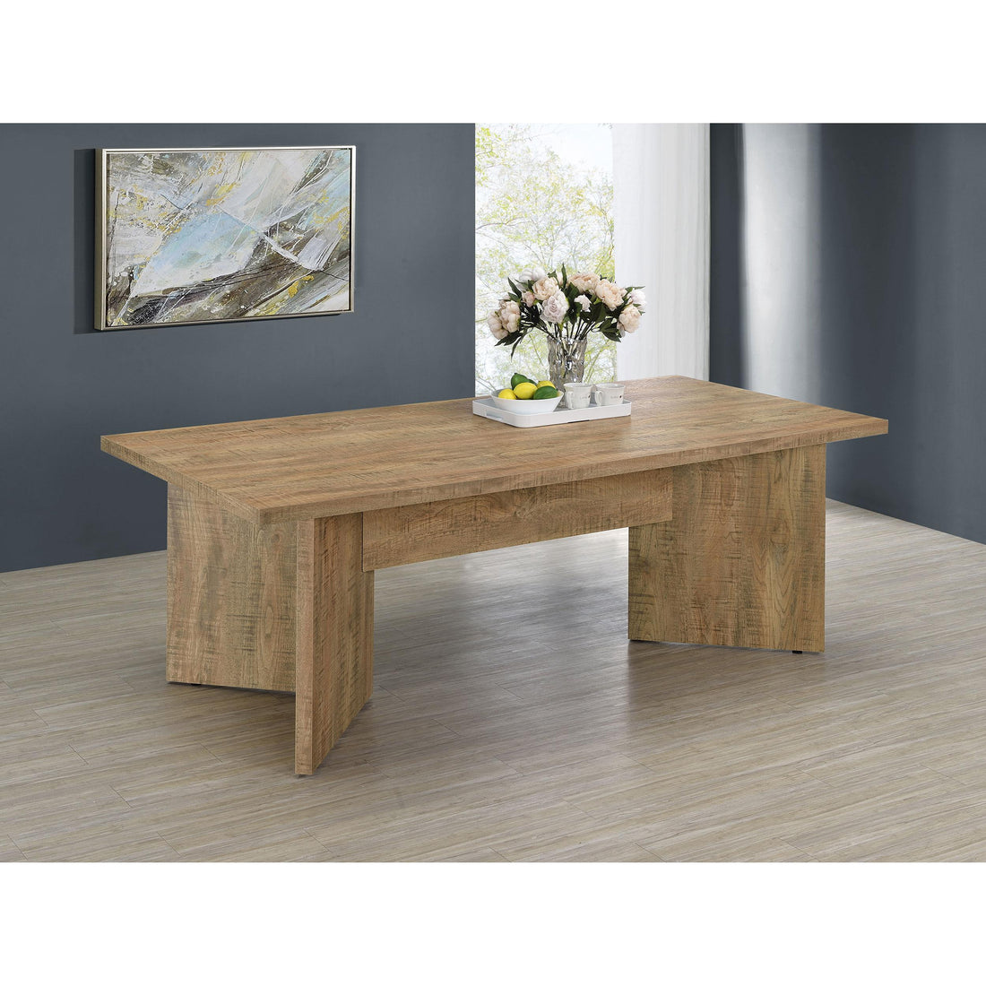 Coaster Furniture Jamestown 183020 84-inch Composite Wood Dining Table - Mango IMAGE 1