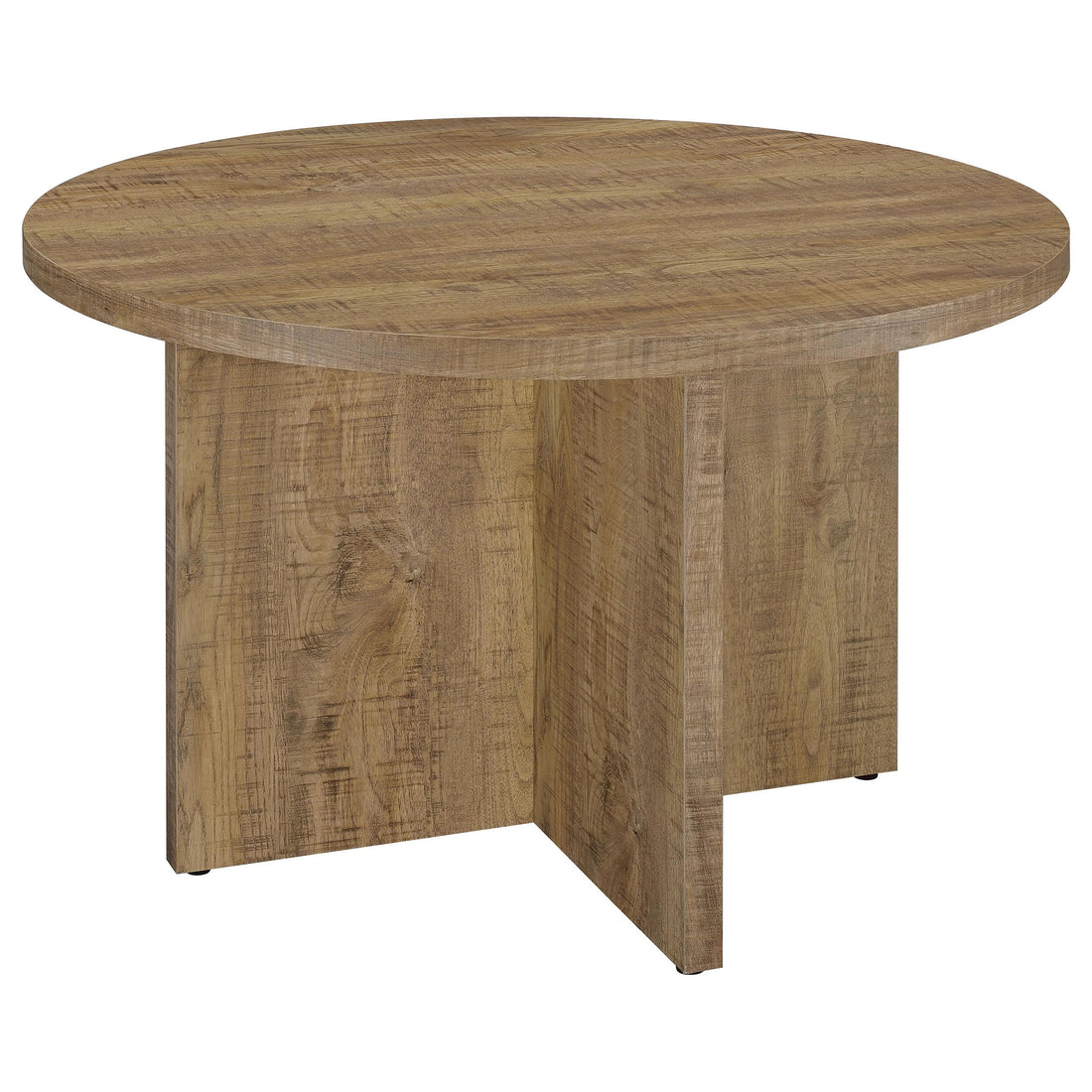  Coaster Furniture Jamestown 183021 Round 47-inch Composite Wood Dining Table - Mango IMAGE 1