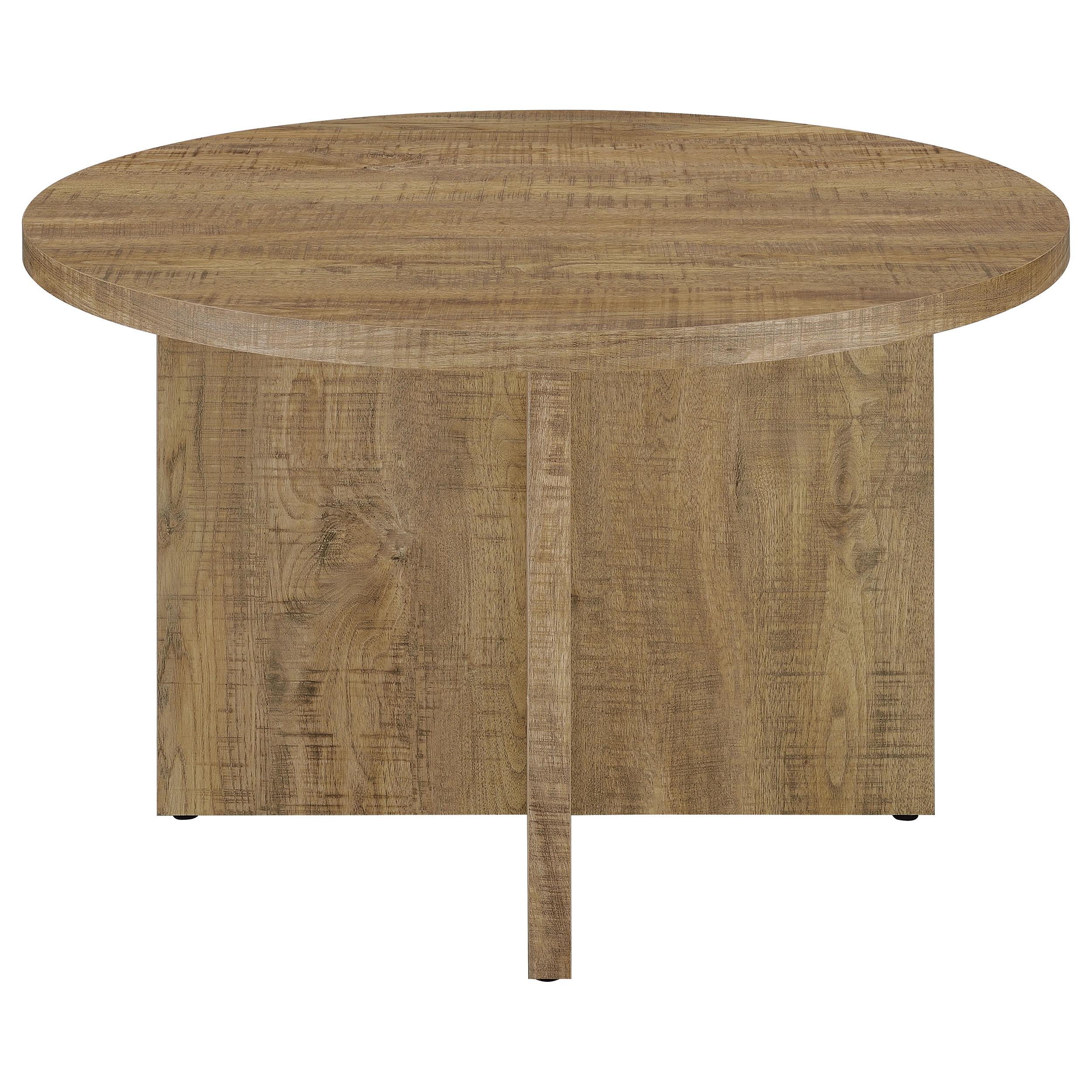  Coaster Furniture Jamestown 183021 Round 47-inch Composite Wood Dining Table - Mango IMAGE 3