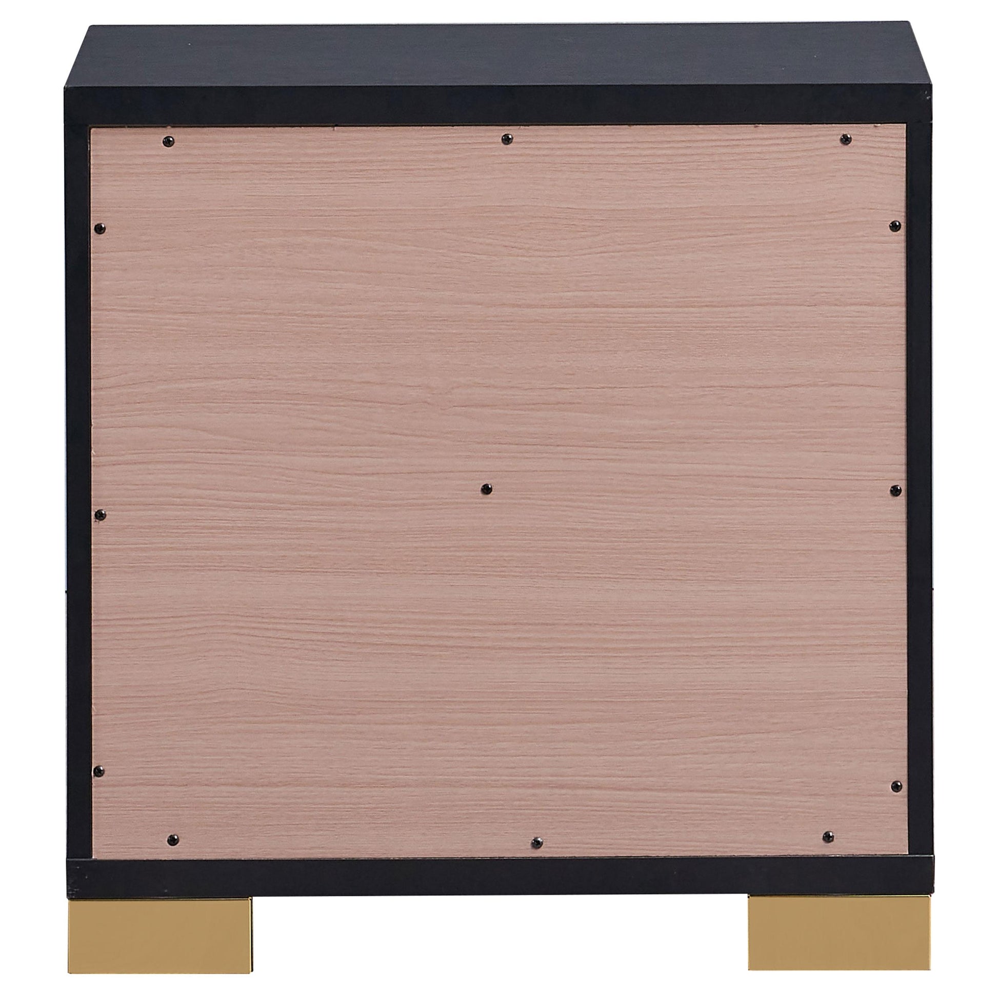  Coaster Furniture Marceline 222832 2-Drawer Nightstand - Black IMAGE 7