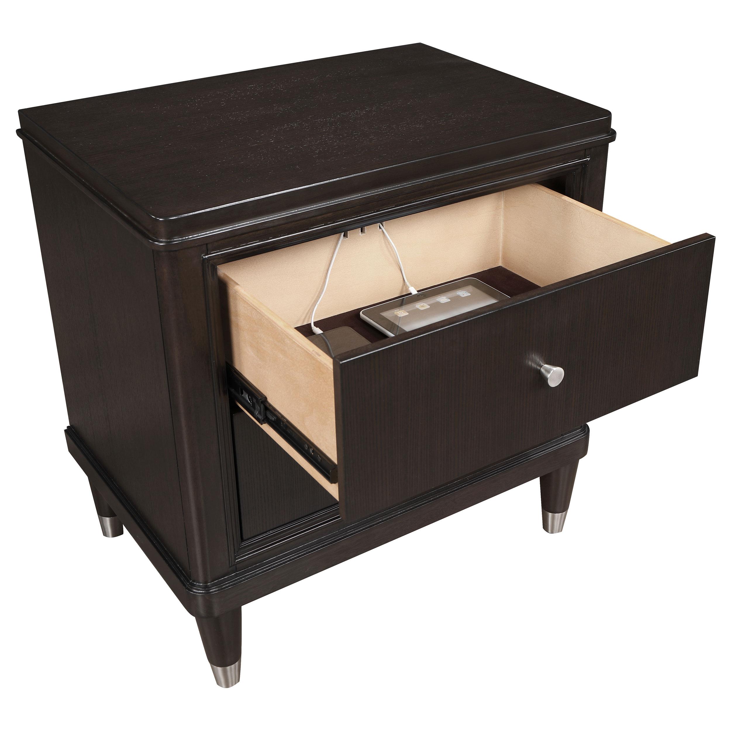  Coaster Furniture Emberlyn 223062 2-Drawer Nightstand - Brown IMAGE 10