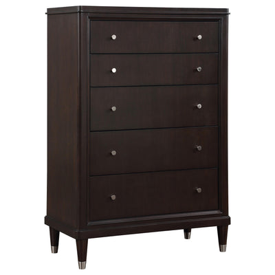  Coaster Furniture Emberlyn 223065 5-Drawer Bedroom Chest - Brown IMAGE 1