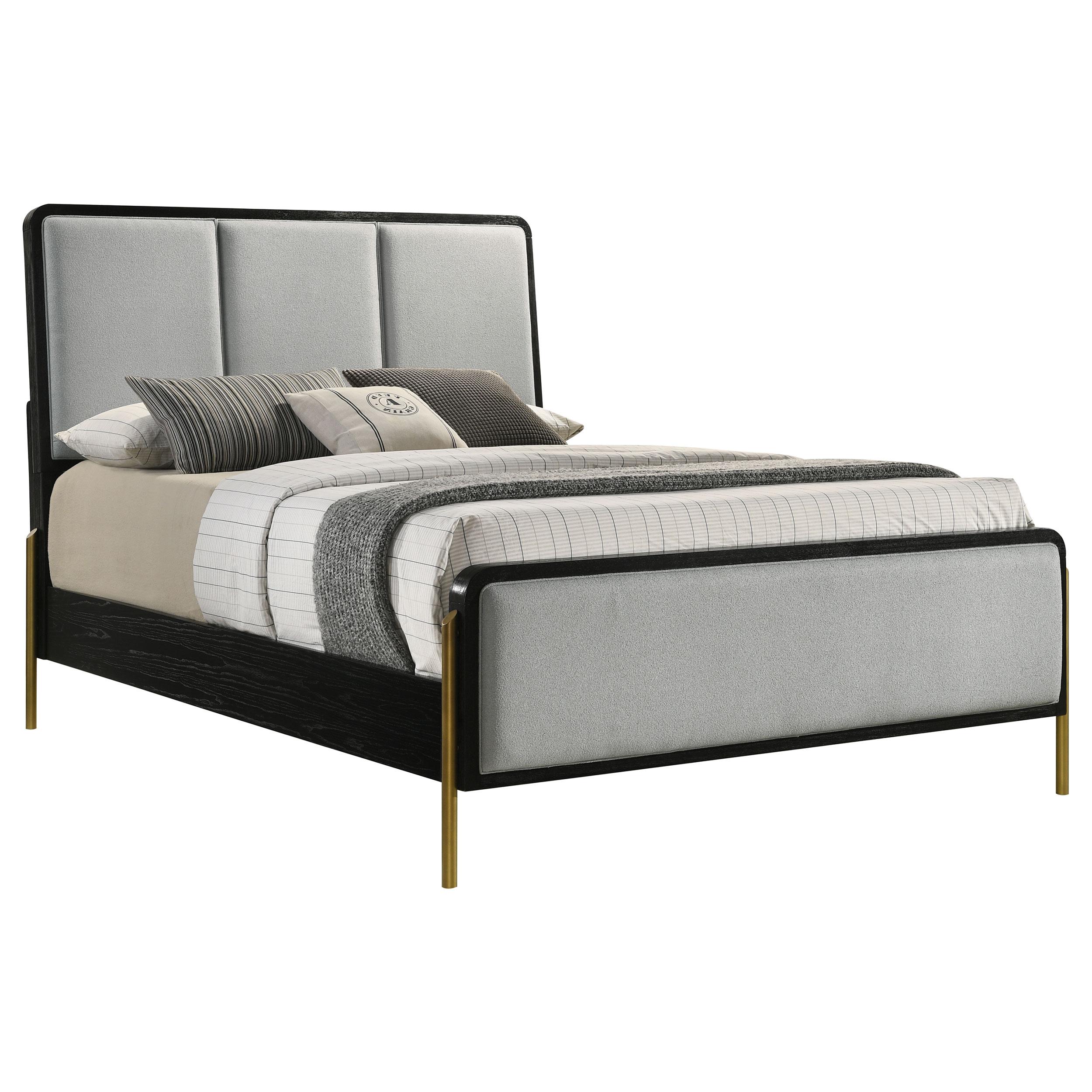  Size_King  -- Arini Upholstered Panel Bed IMAGE 3