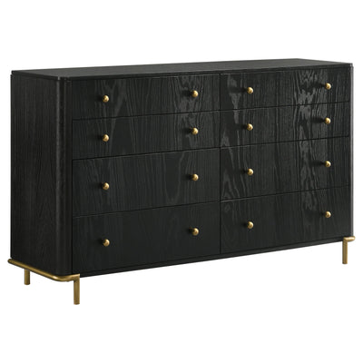  Coaster Furniture Arini 224333 8-Drawer Dresser - Black IMAGE 1