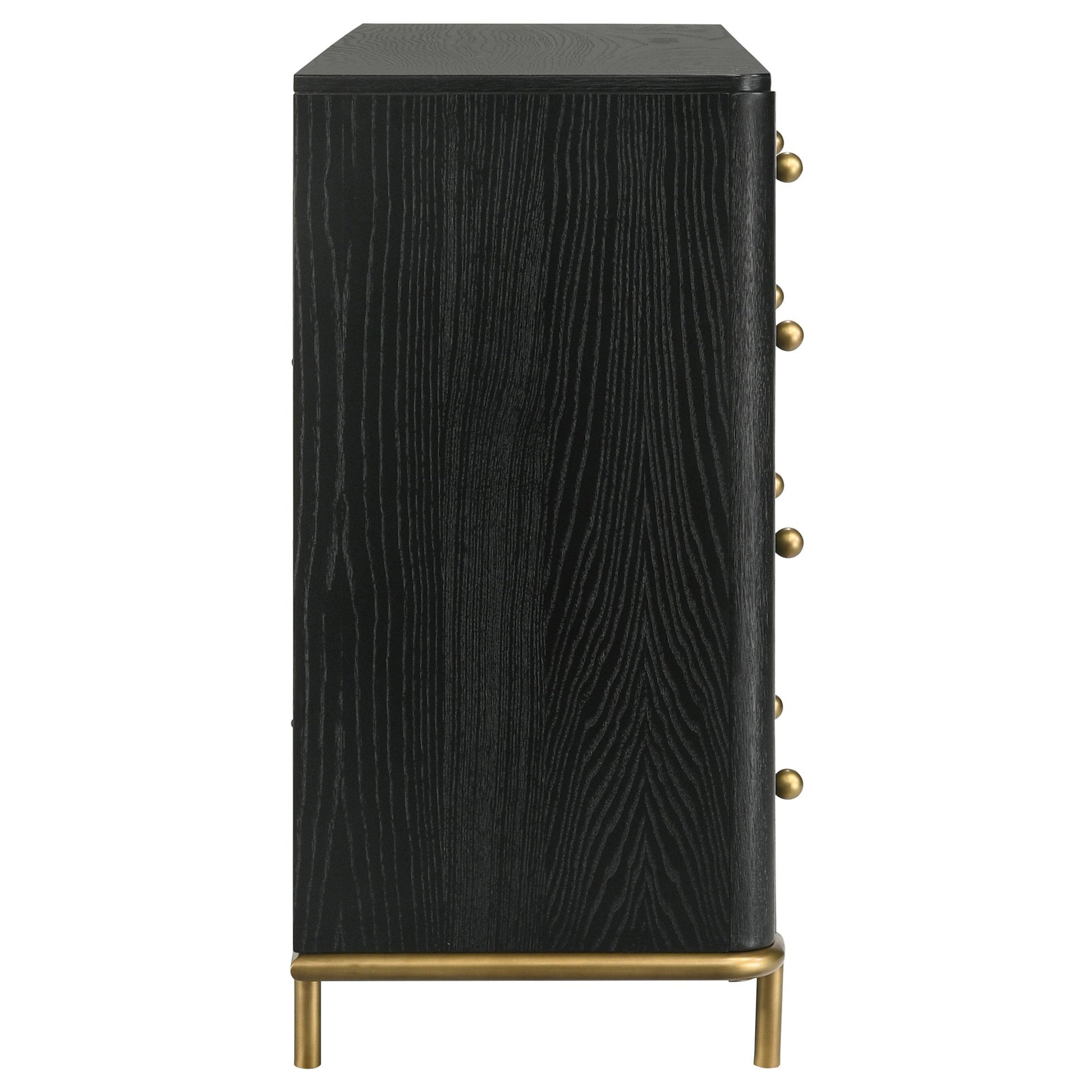  Coaster Furniture Arini 224333 8-Drawer Dresser - Black IMAGE 9