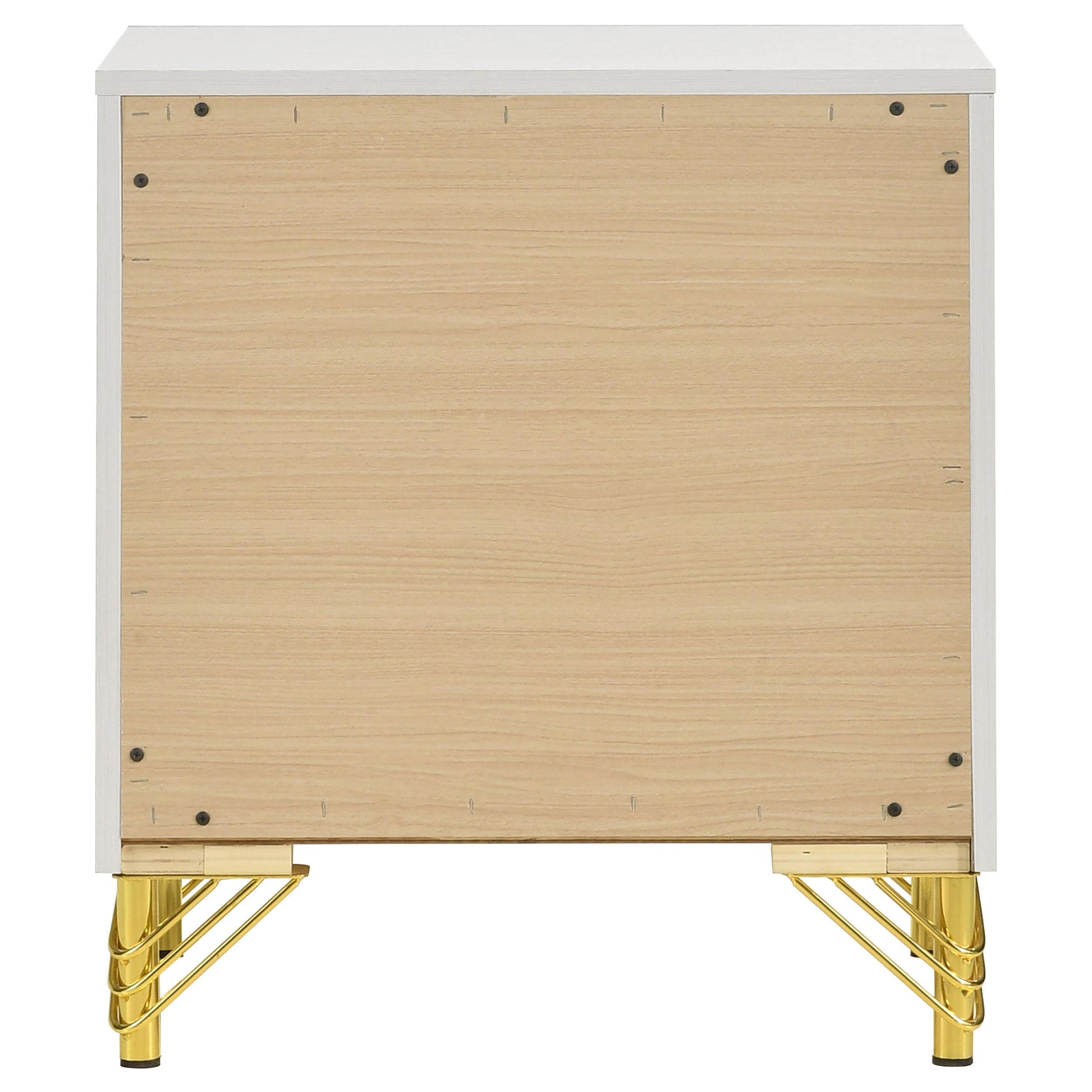  Coaster Furniture Lucia 224732 2-Drawer Nightstand Bedside Table - White IMAGE 7