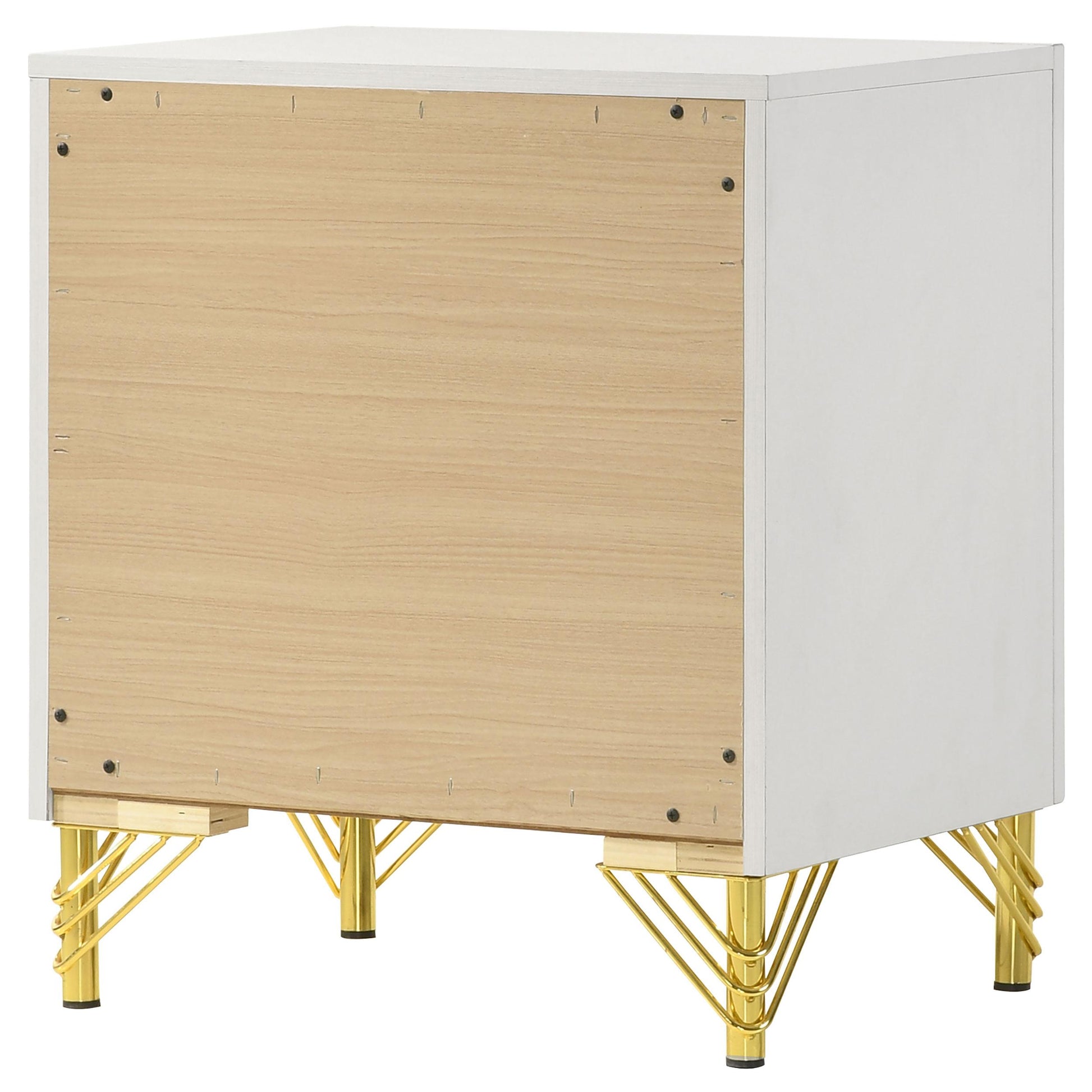  Coaster Furniture Lucia 224732 2-Drawer Nightstand Bedside Table - White IMAGE 8