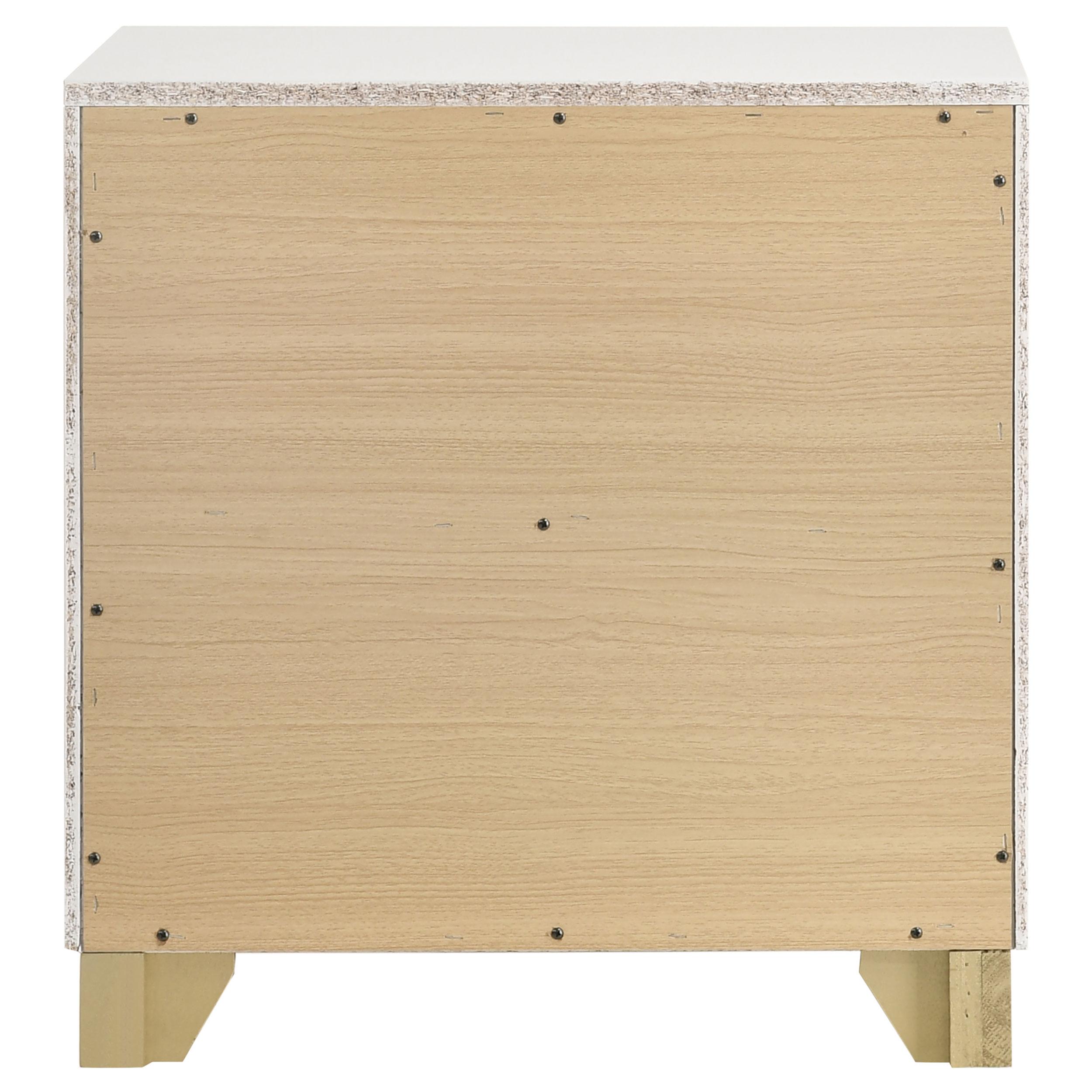  Coaster Furniture Caraway 224772 2-Drawer Nightstand - White IMAGE 7