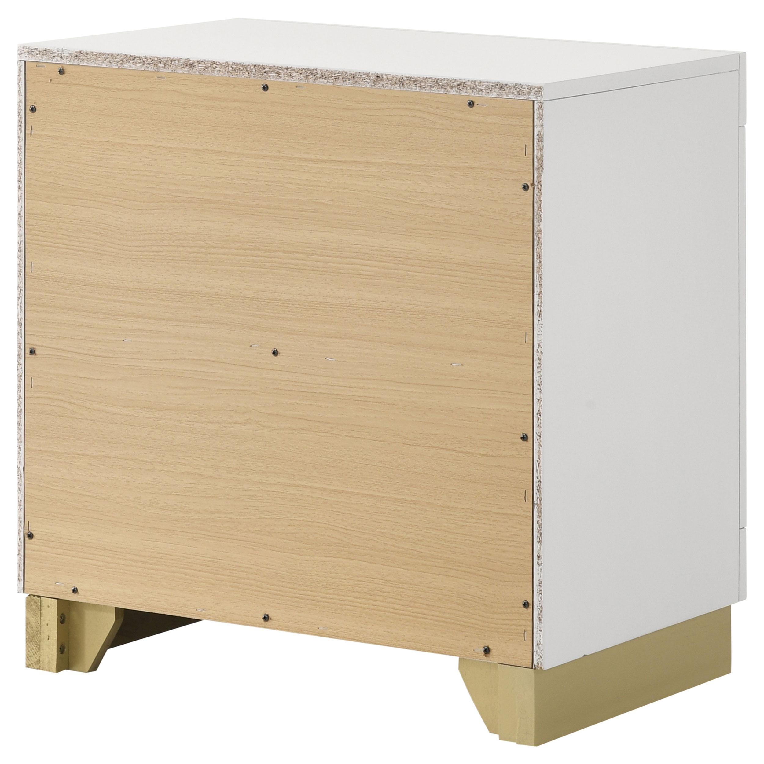  Coaster Furniture Caraway 224772 2-Drawer Nightstand - White IMAGE 8