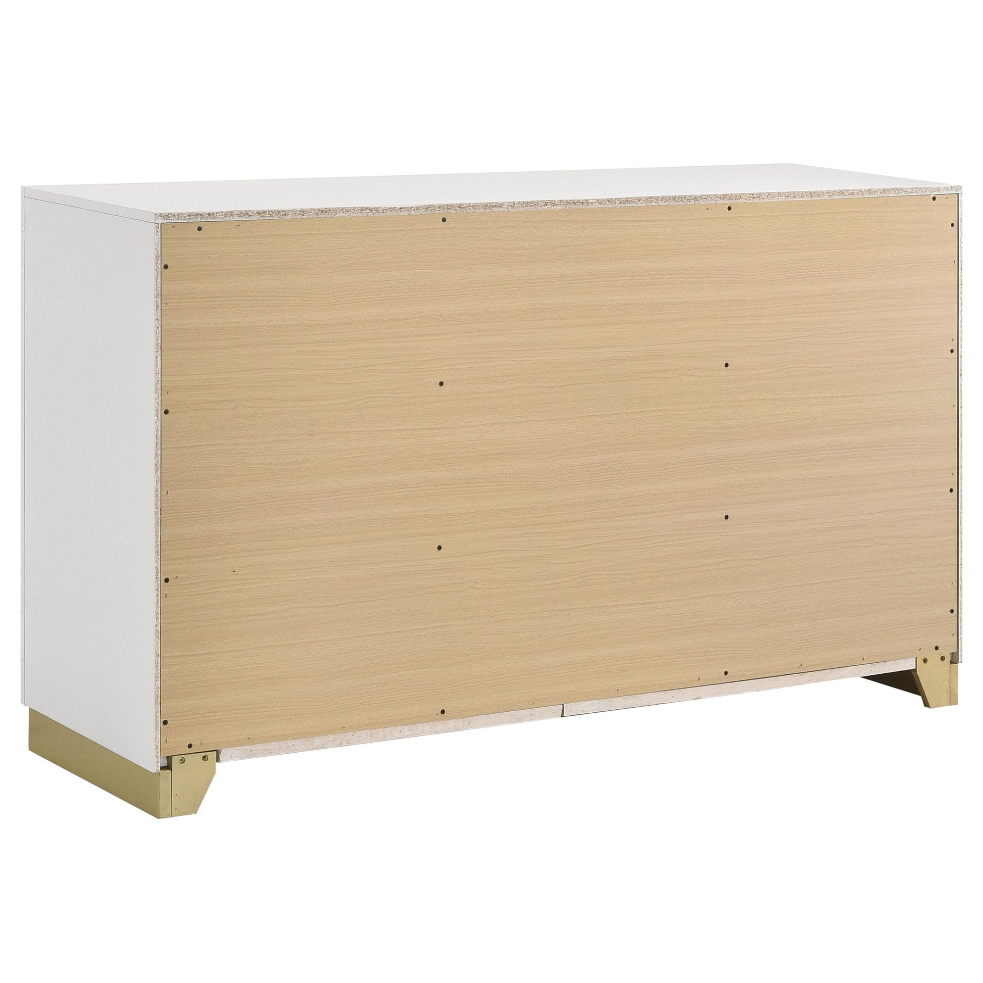  Coaster Furniture Caraway 224773 6-Drawer Dresser - White IMAGE 6