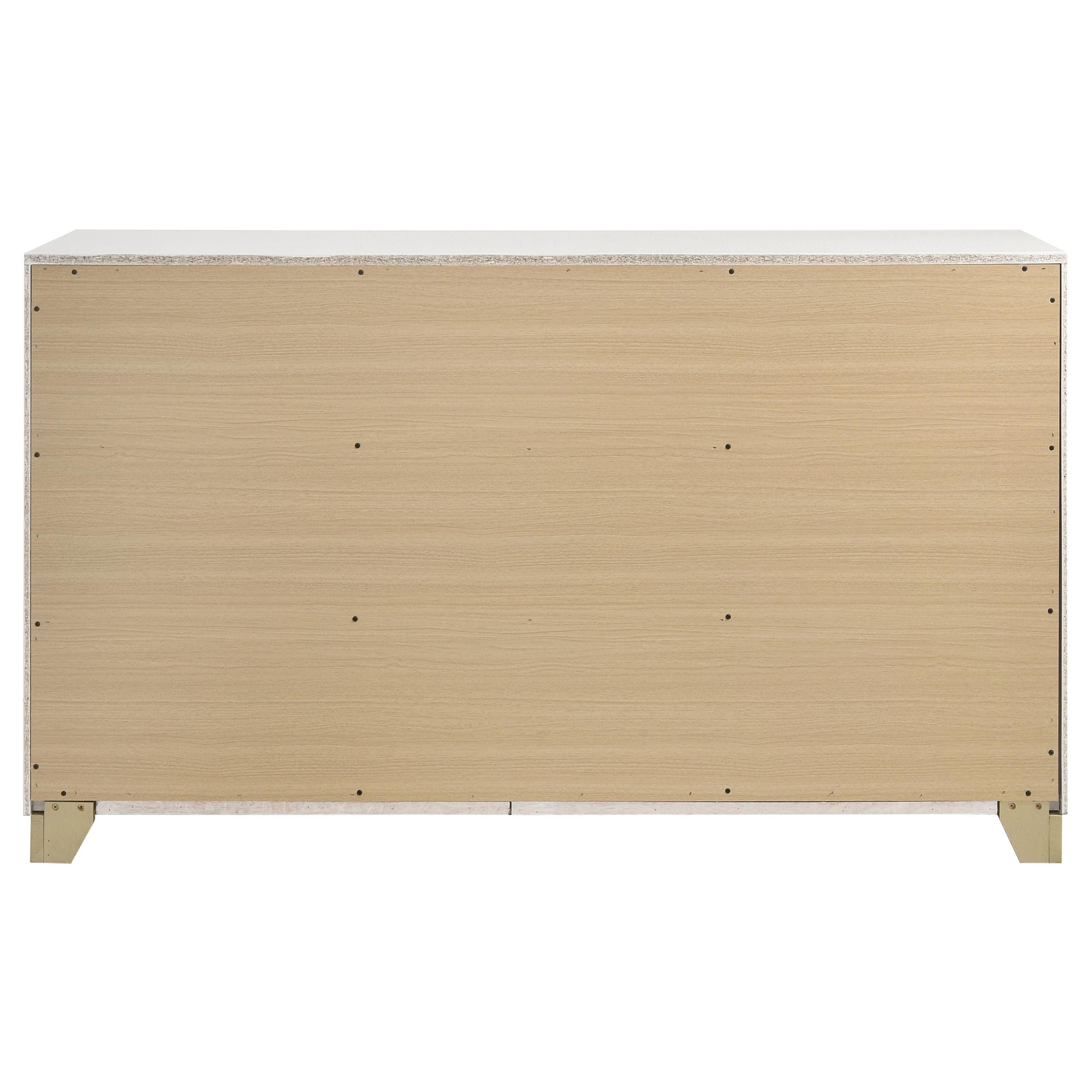  Coaster Furniture Caraway 224773 6-Drawer Dresser - White IMAGE 7