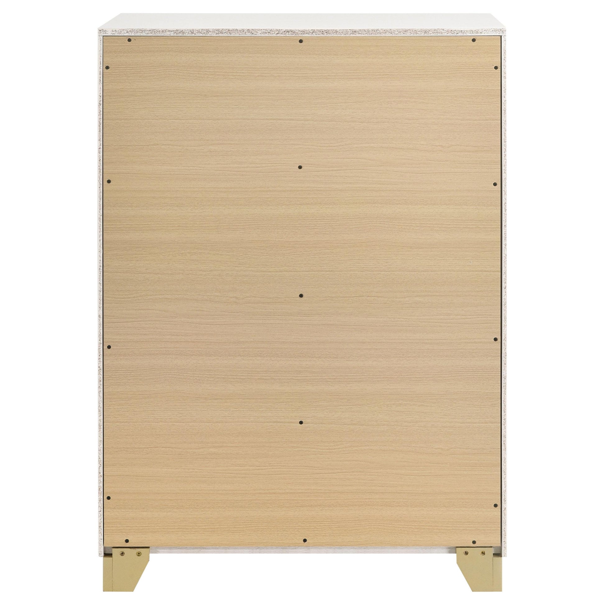  Coaster Furniture Caraway 224775 4-Drawer Bedroom Chest - White IMAGE 7