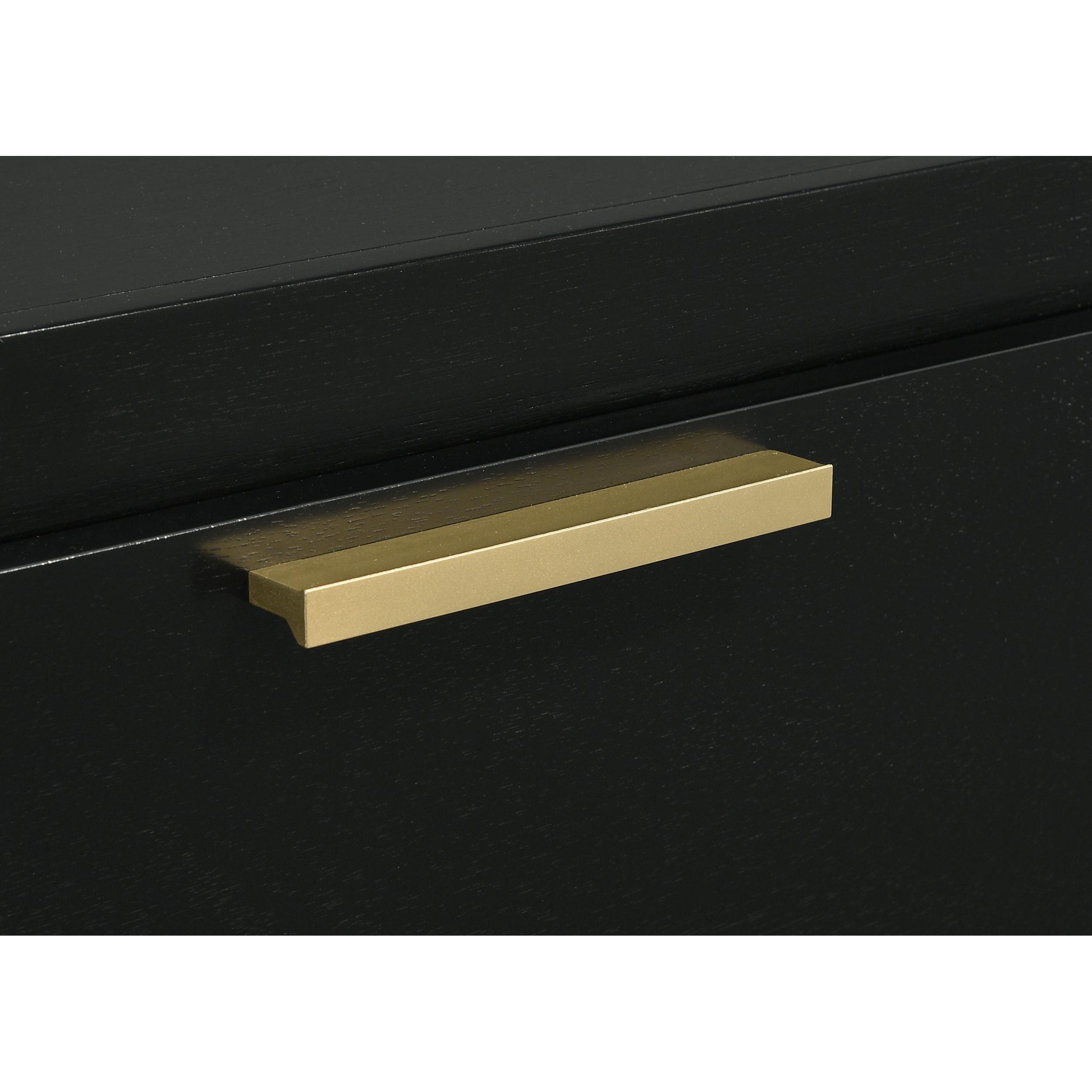  Coaster Furniture Caraway 224782 2-Drawer Nightstand - Black IMAGE 12