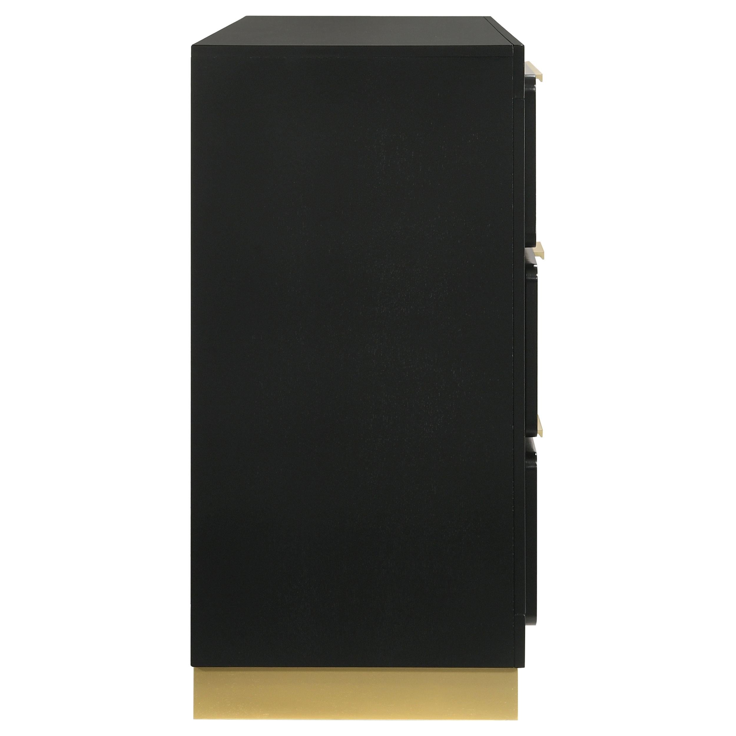  Coaster Furniture Caraway 224783 6-Drawer Dresser - Black IMAGE 9