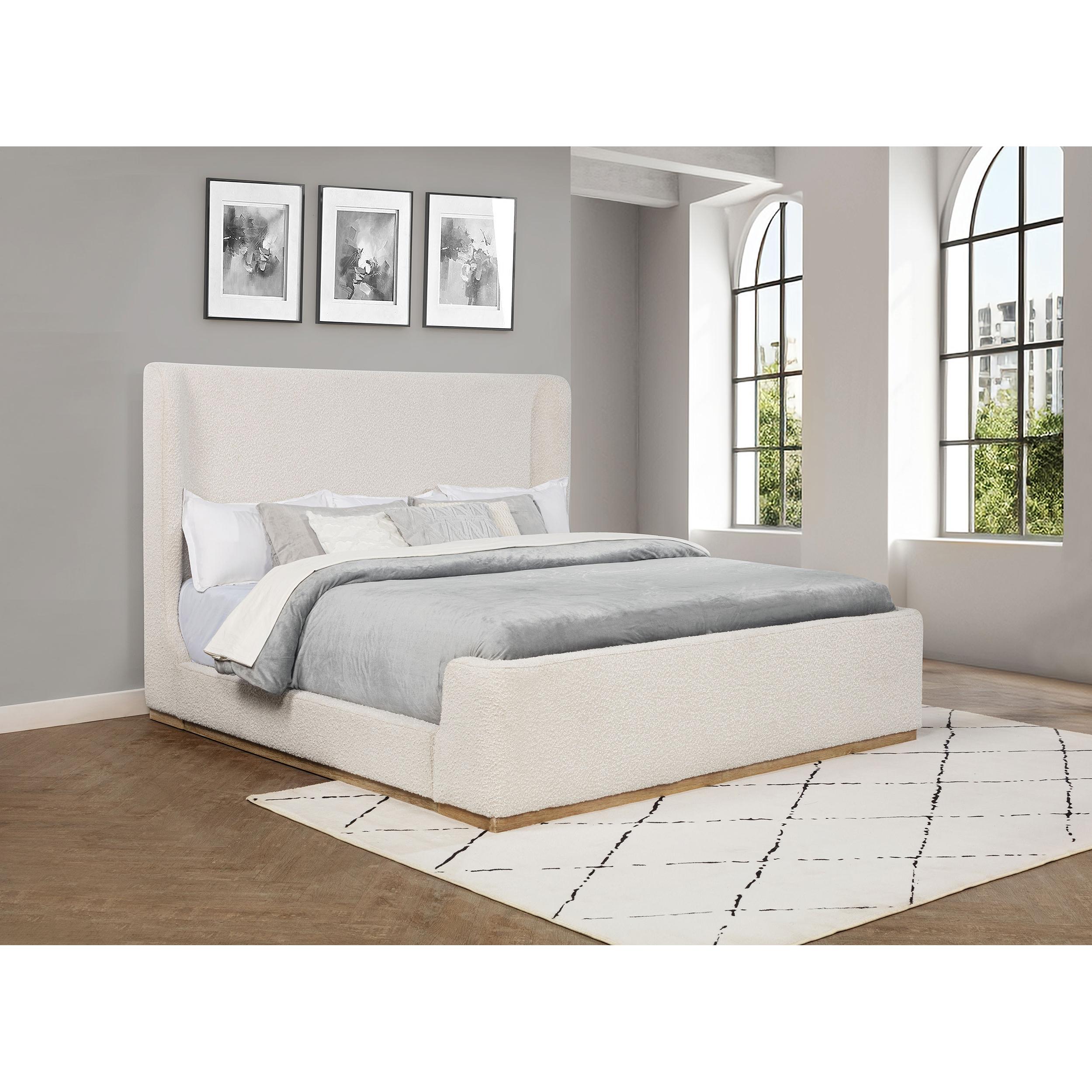  Size_King  -- Coaster Furniture Nala Upholstered Sleigh Bed IMAGE 2