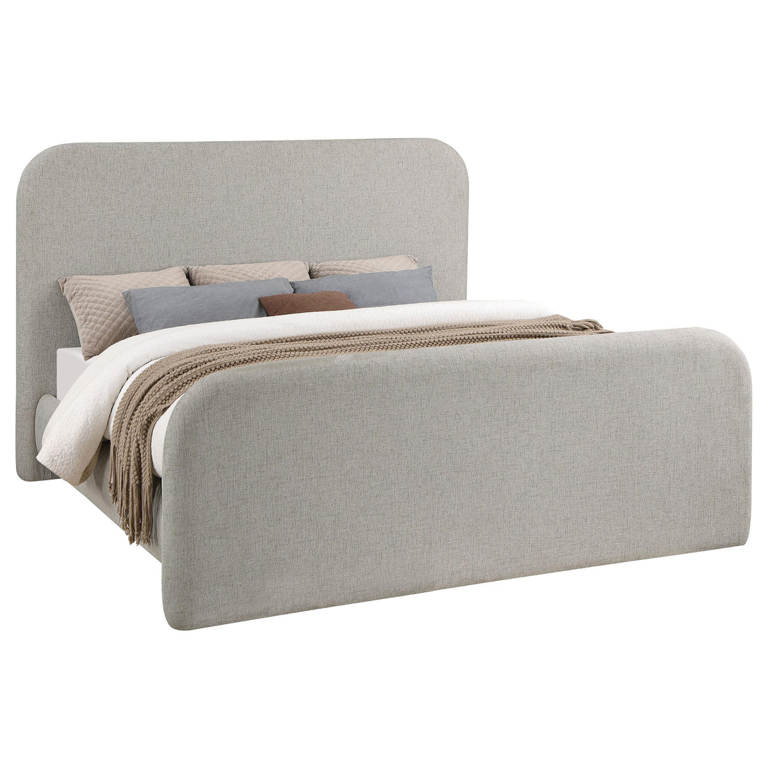  Size_King  -- Wren Upholstered Panel Bed IMAGE 1
