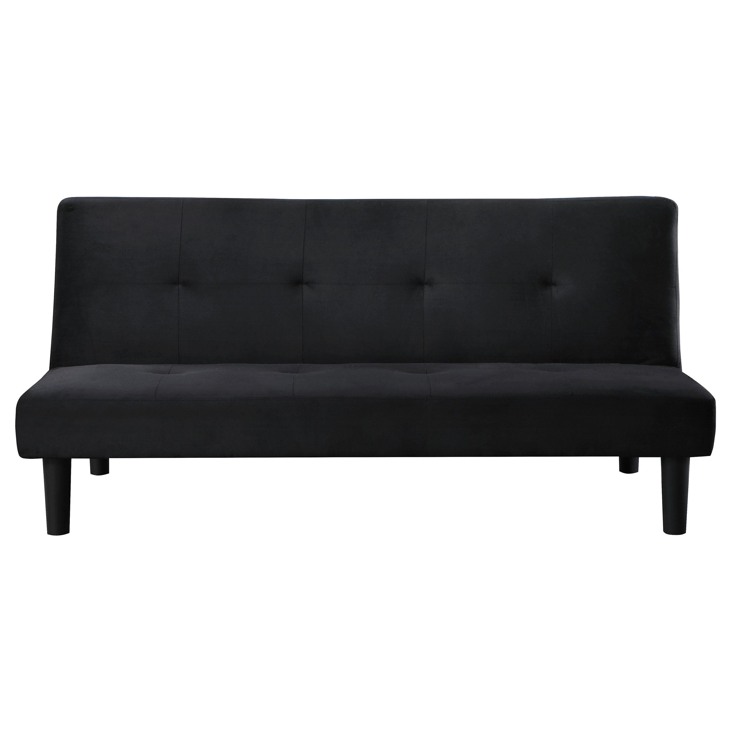  Coaster Furniture Stanford 360238 Upholstered Tufted Convertible Sofa Bed - Black IMAGE 5