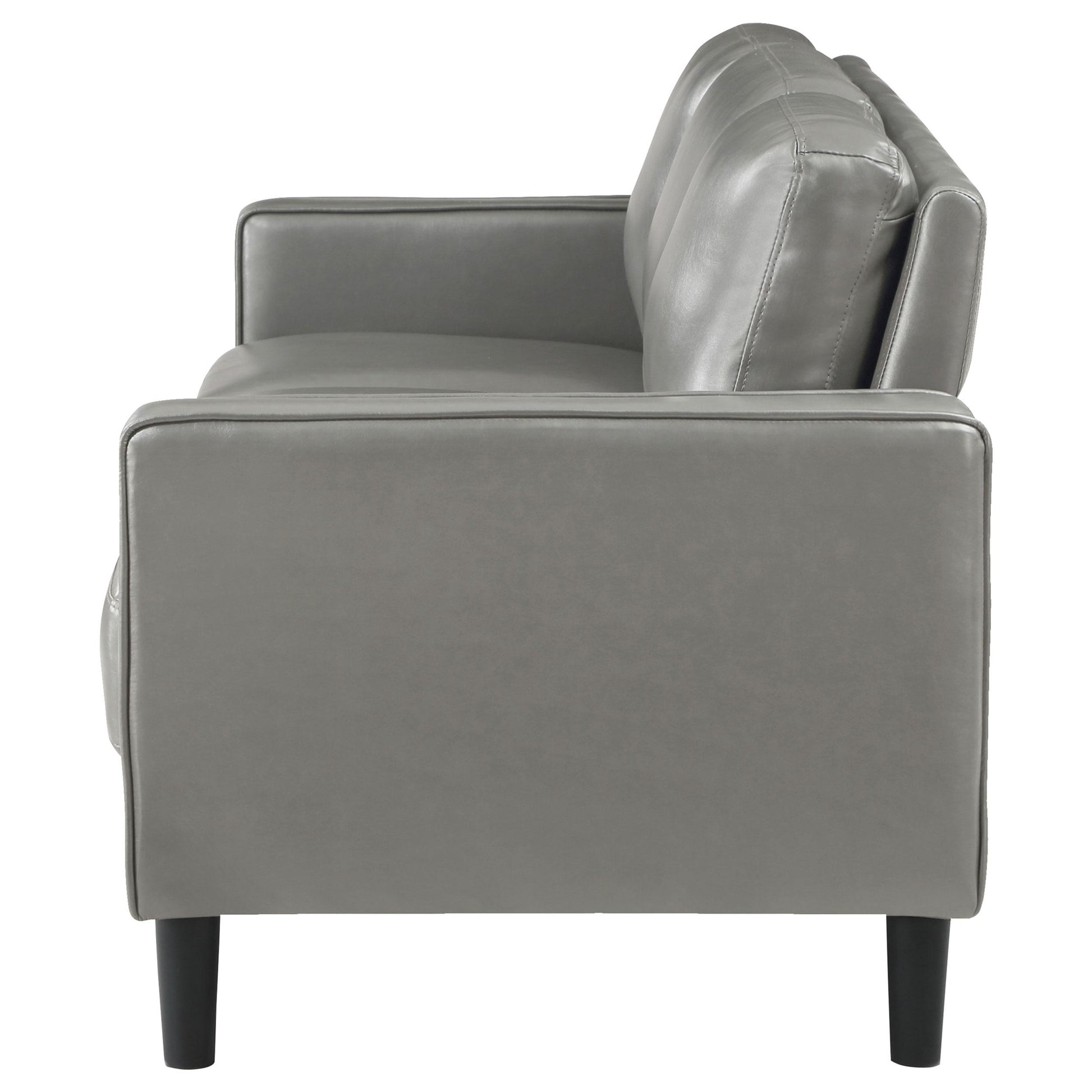  Coaster Furniture Ruth 508365 Upholstered Track Arm Sofa - Grey IMAGE 5