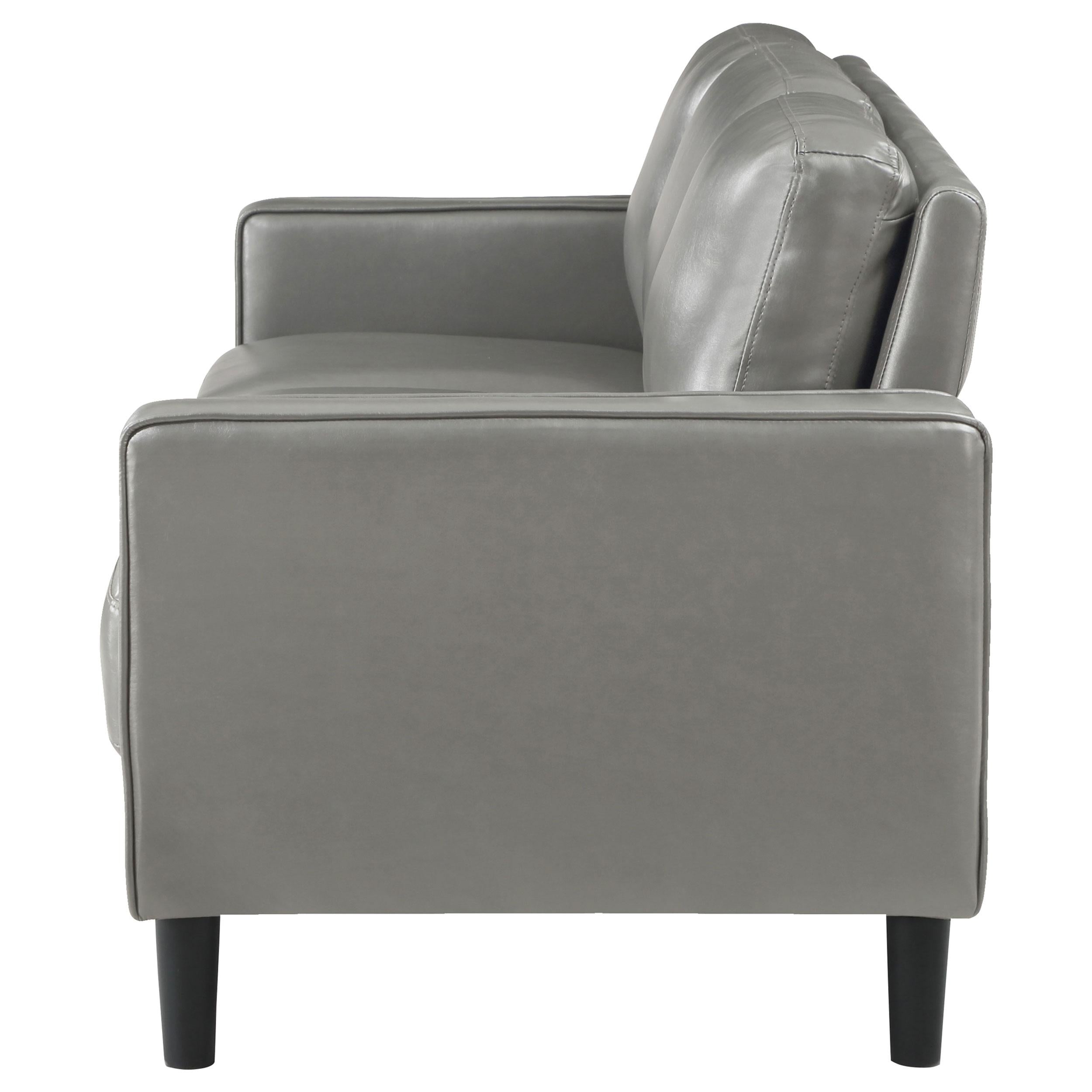  Coaster Furniture Ruth 508365 Upholstered Track Arm Sofa - Grey IMAGE 5