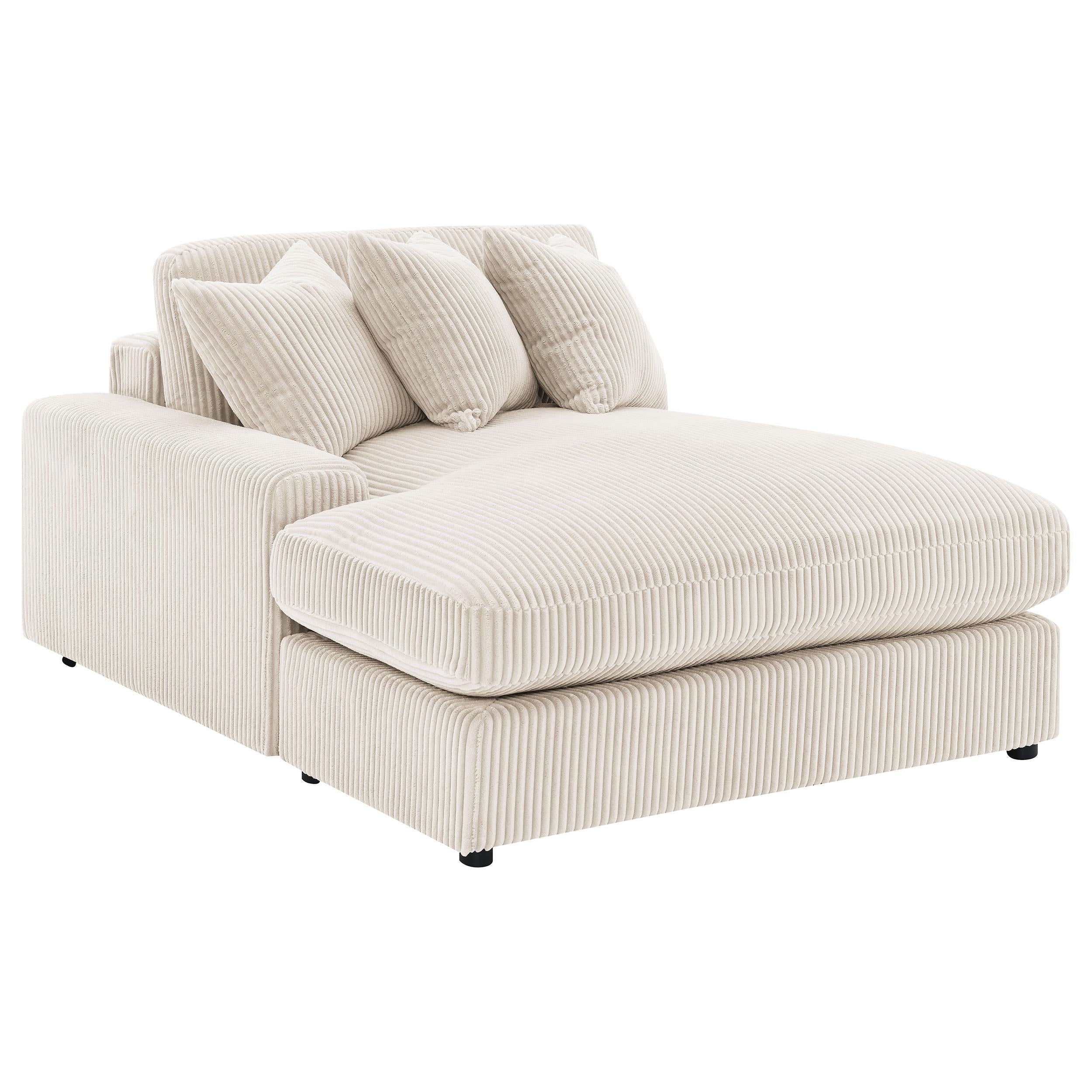  Coaster Furniture Blaine 509899 Upholstered Reversible Chaise Sectional Sofa - Sand IMAGE 10