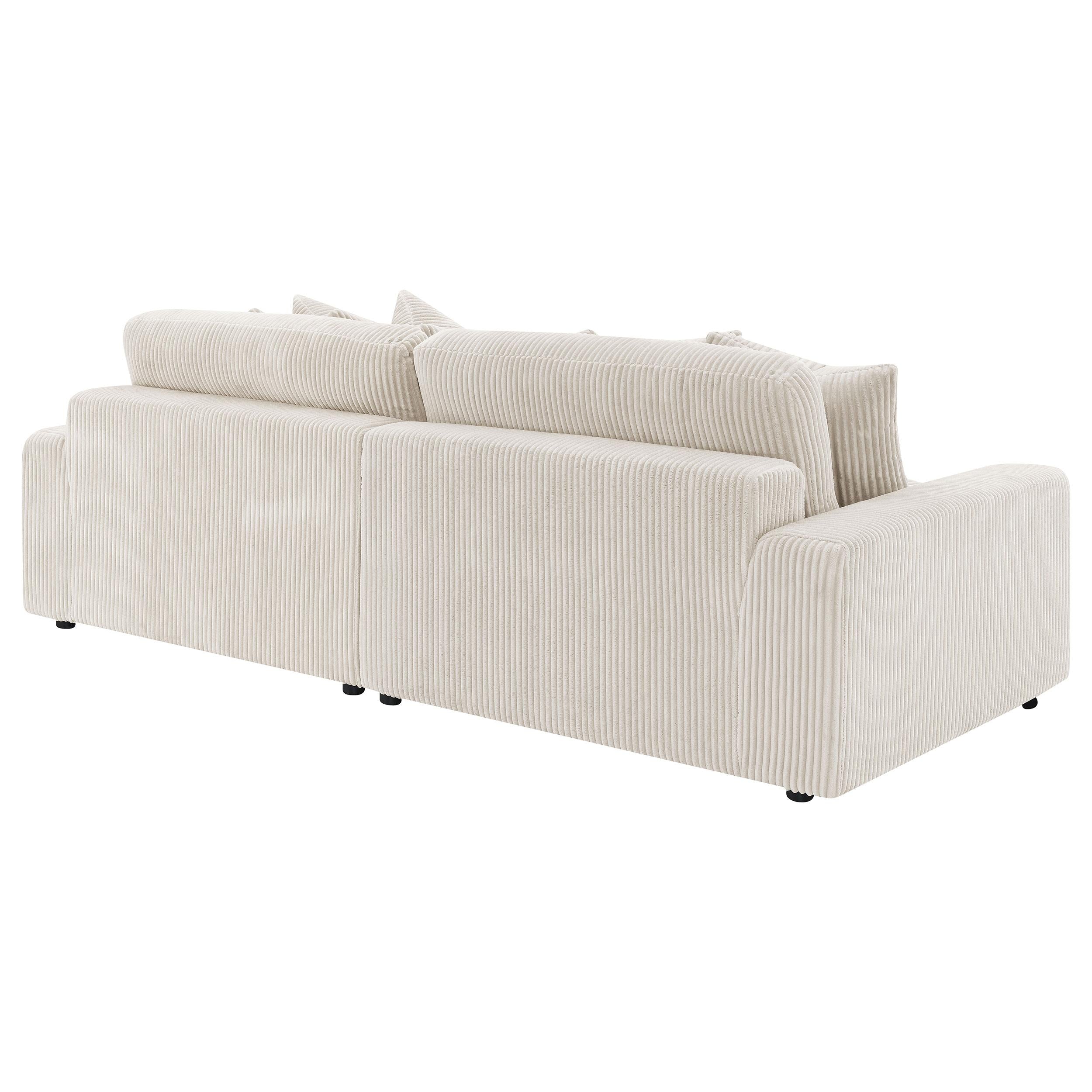  Coaster Furniture Blaine 509899 Upholstered Reversible Chaise Sectional Sofa - Sand IMAGE 6