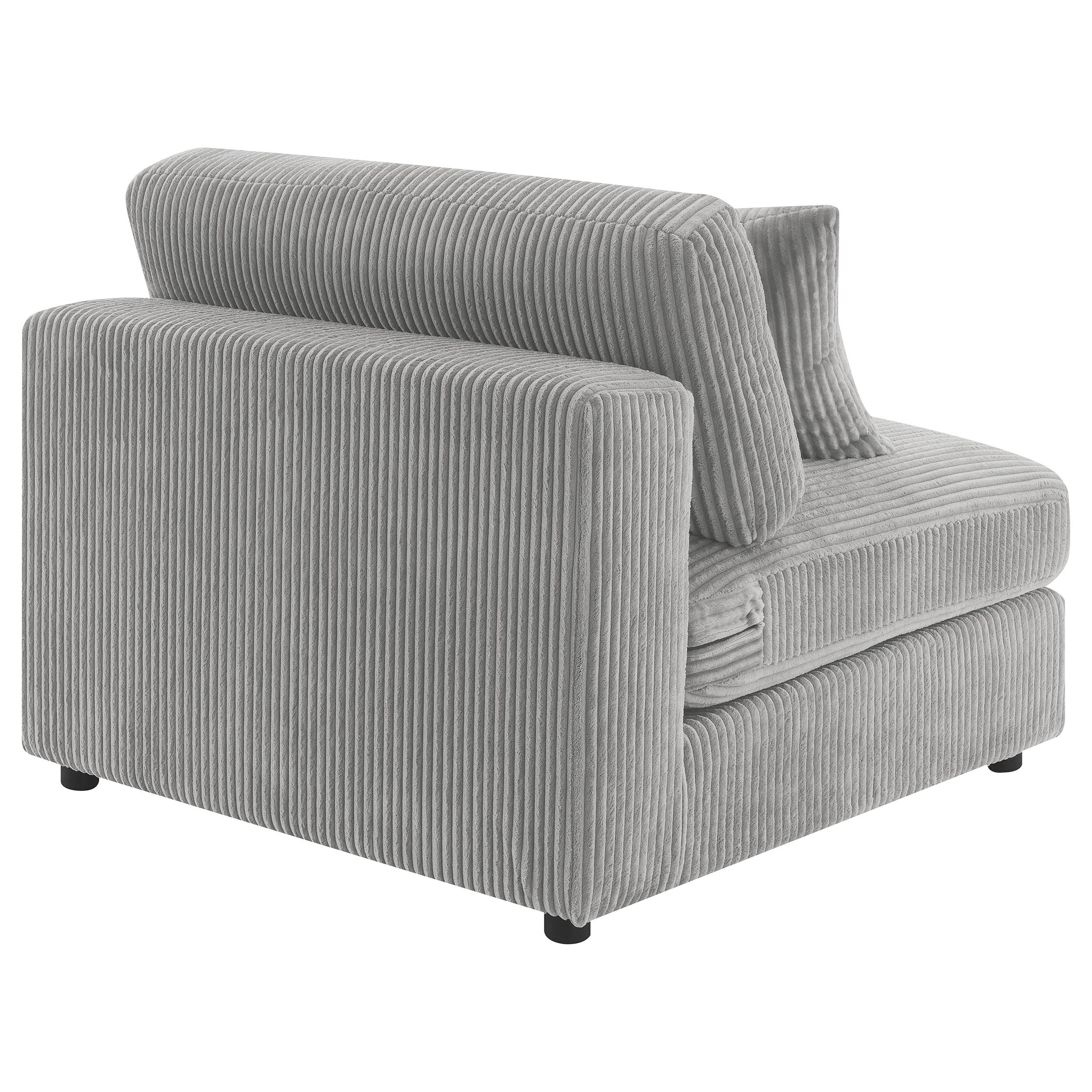  Coaster Furniture Blaine 509997 Upholstered Armless Chair - Fog IMAGE 7