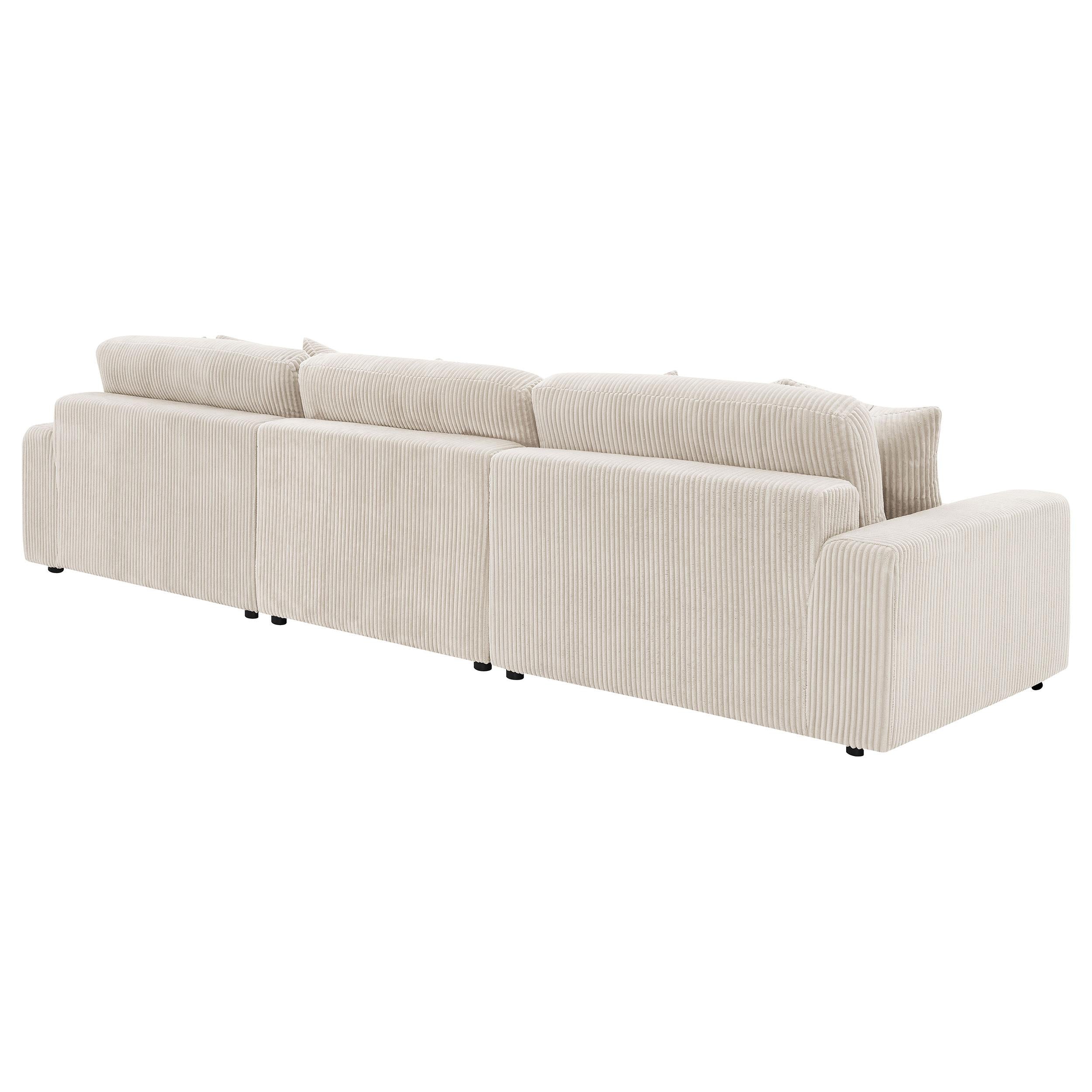  Coaster Furniture Blaine 509899-SET Upholstered Reversible Sectional Sofa - Sand IMAGE 8