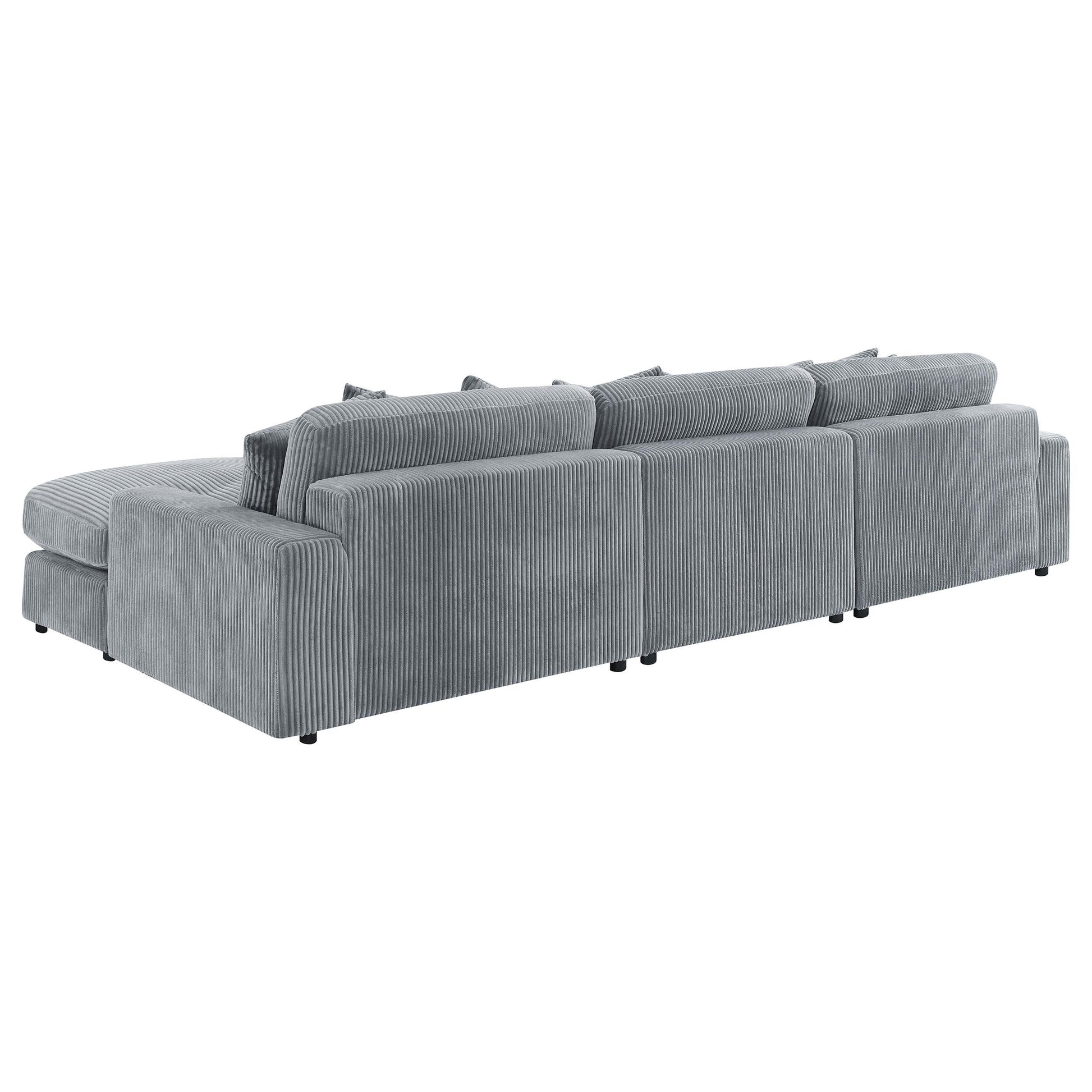  Coaster Furniture Blaine 509900-SET Upholstered Reversible Sectional Sofa - Fog IMAGE 7
