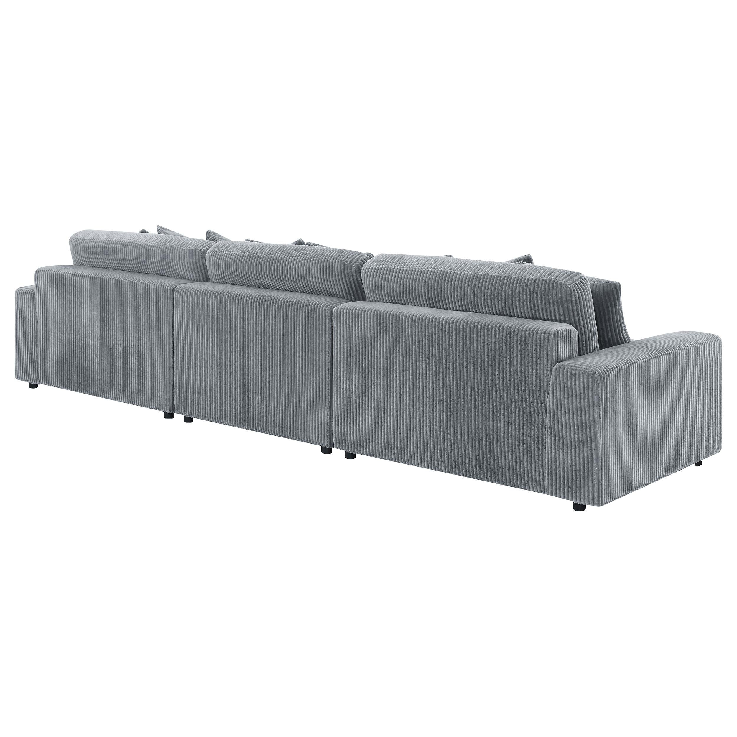  Coaster Furniture Blaine 509900-SET Upholstered Reversible Sectional Sofa - Fog IMAGE 8
