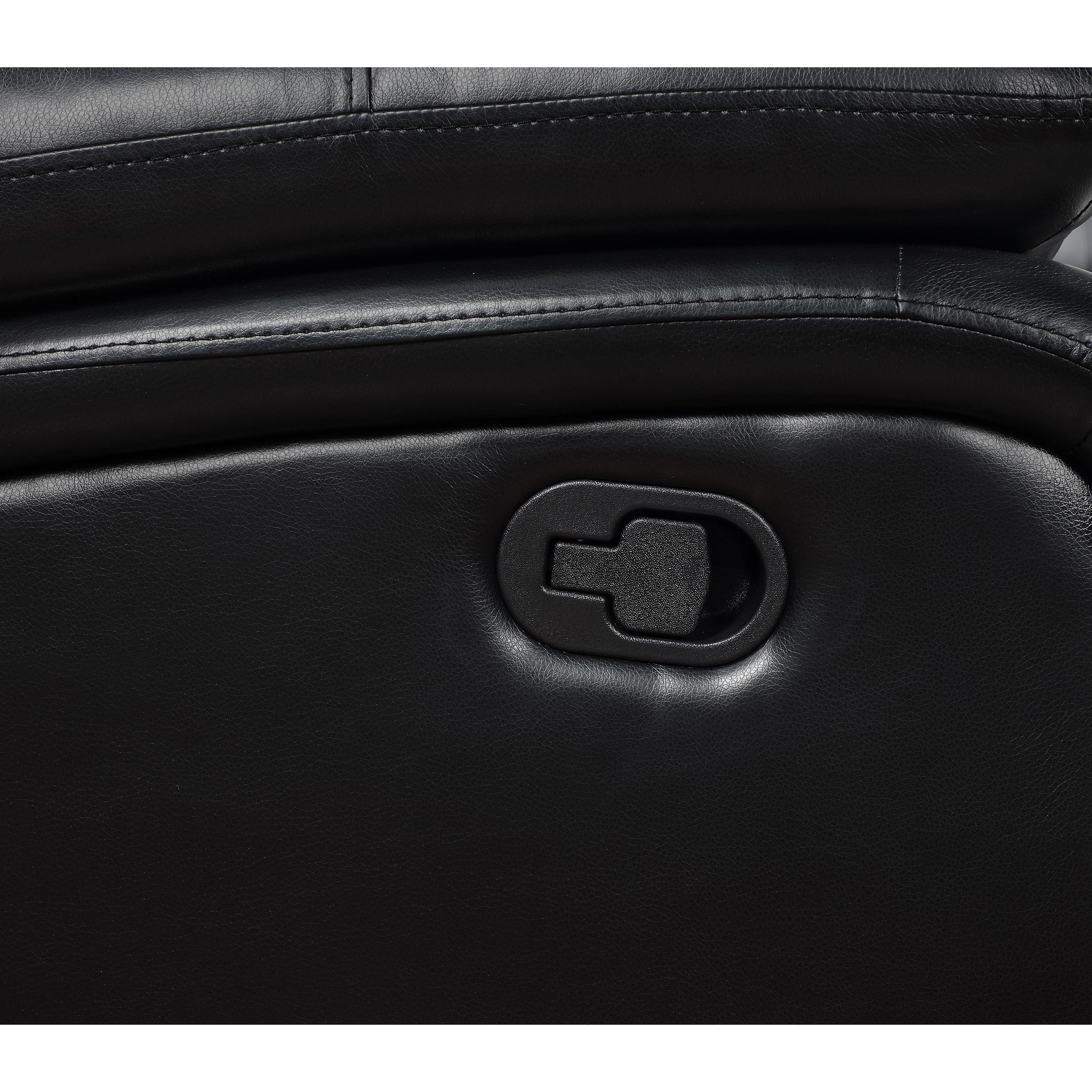  Coaster Furniture Camila 610246 Upholstered Glider Recliner Chair - Black IMAGE 10