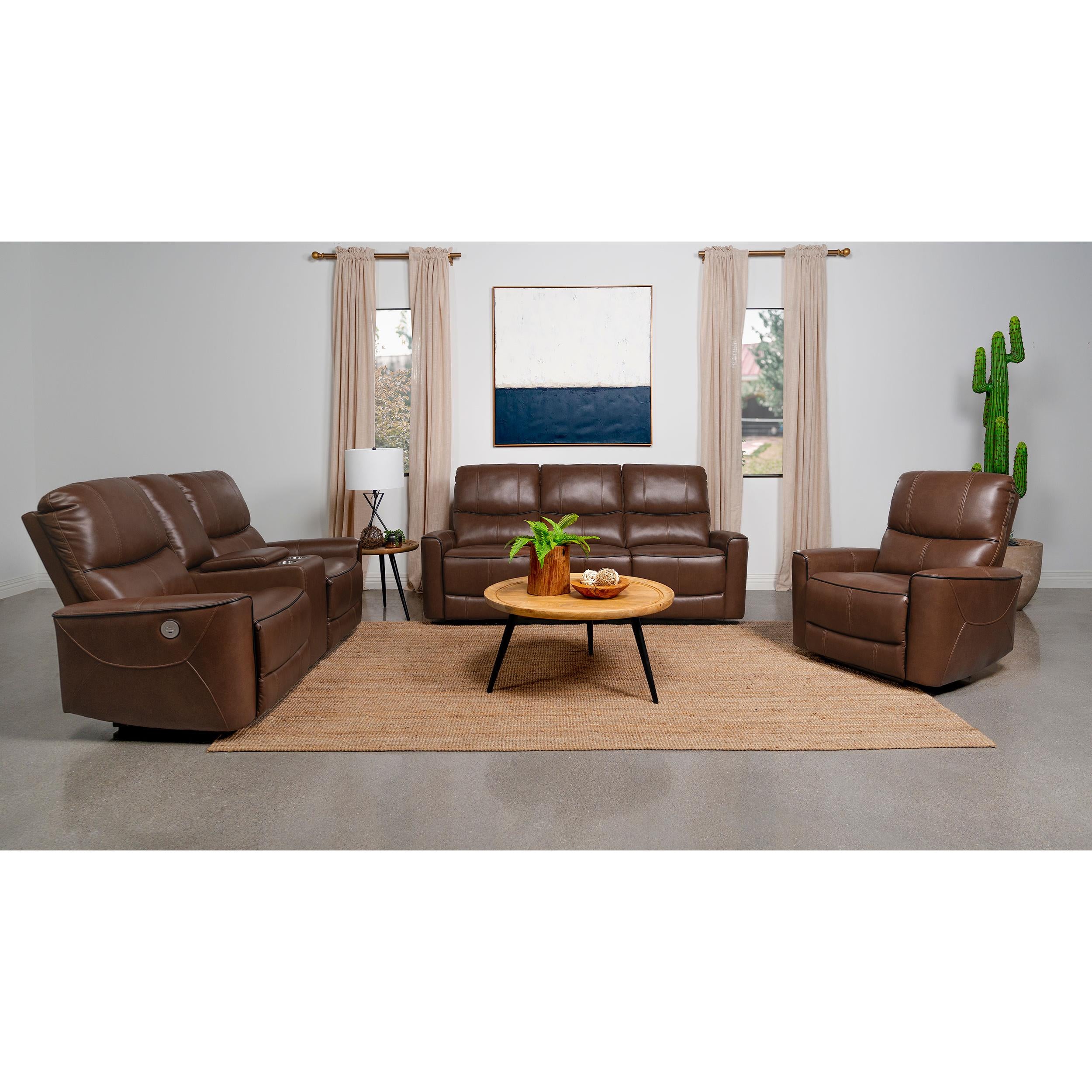 Coaster Fine Furniture Greenfield Reclining Loveseat - Thumbnail 4