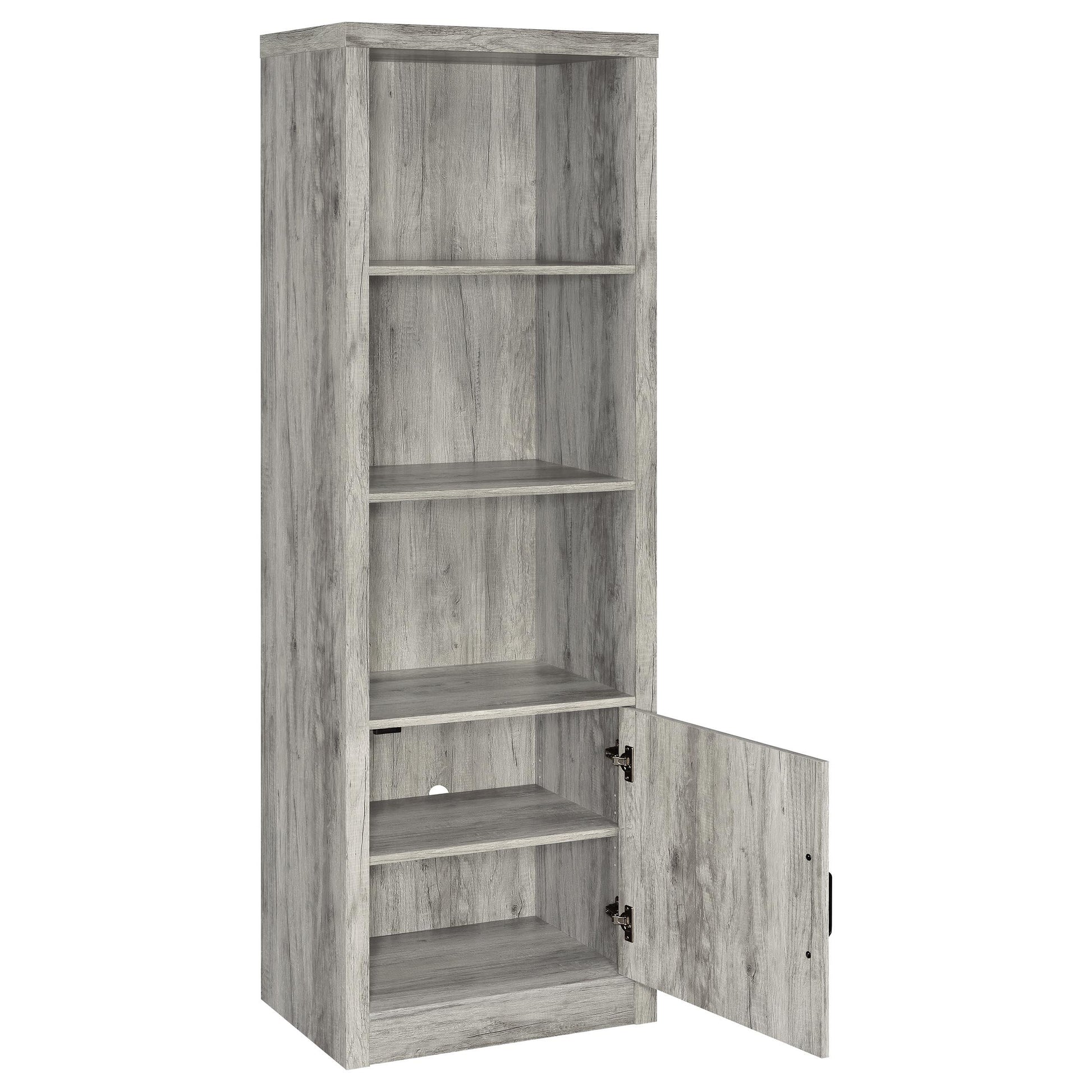  Coaster Furniture Burke 701024-SET 3-Piece Entertainment Center - Grey Driftwood IMAGE 9