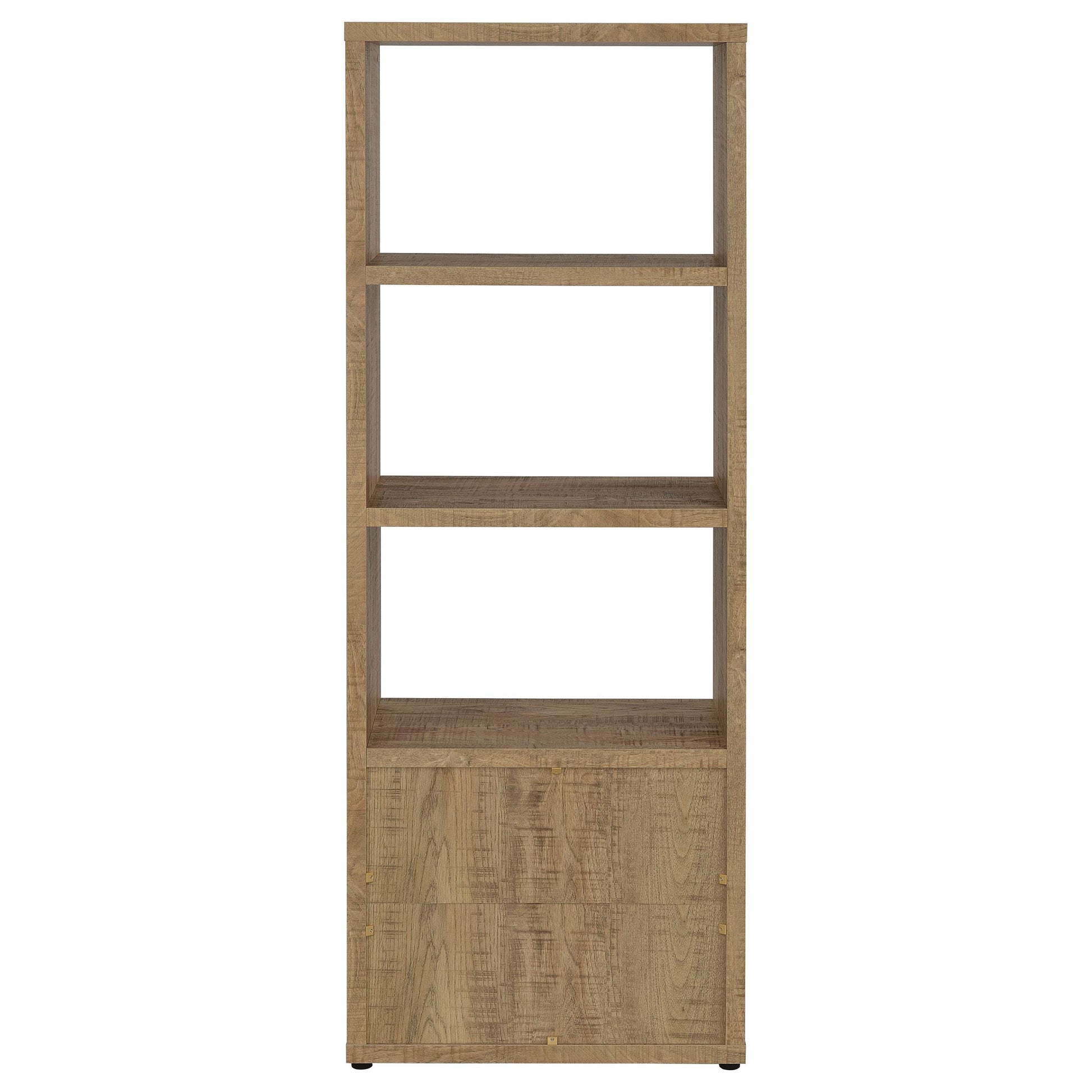  Coaster Furniture Tabby 701703 3-shelf Engineered Wood Media Tower - Mango IMAGE 7